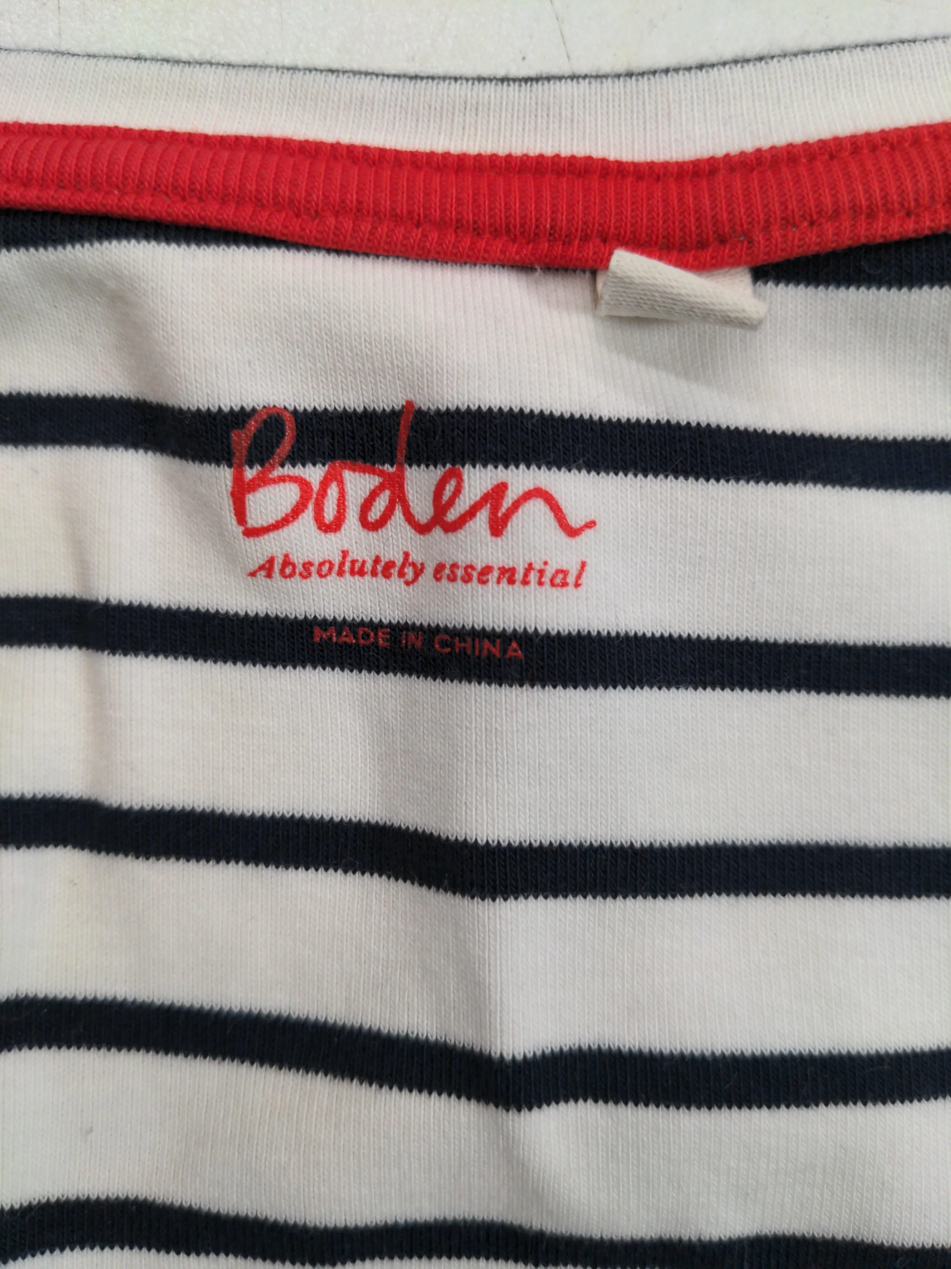 Boden Women's T-Shirt M White Cotton with Elastane Basic - Image 5