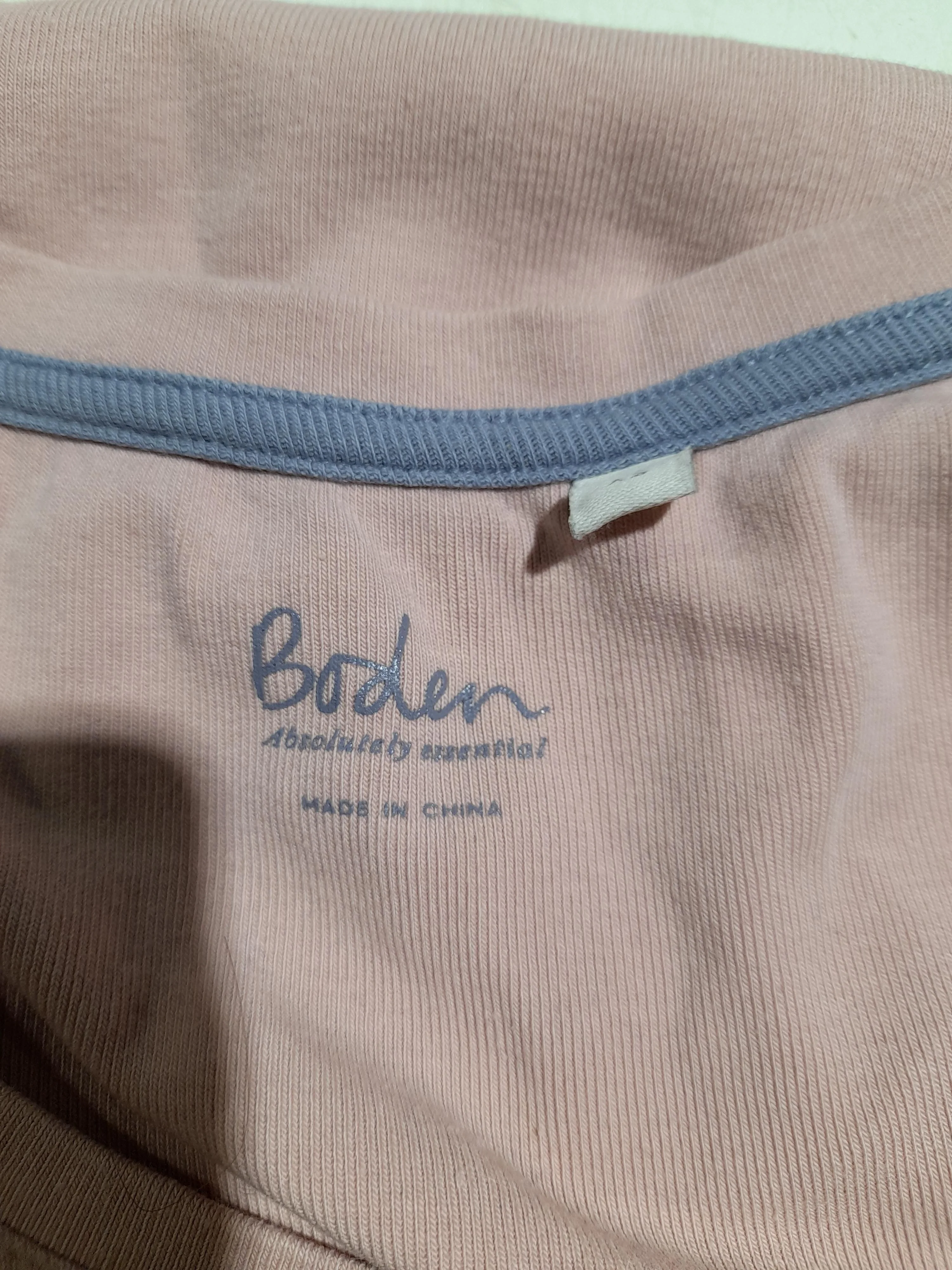 Boden Women's T-Shirt S Pink Cotton with Elastane Short Sleeve Round Neck Basic - Image 5