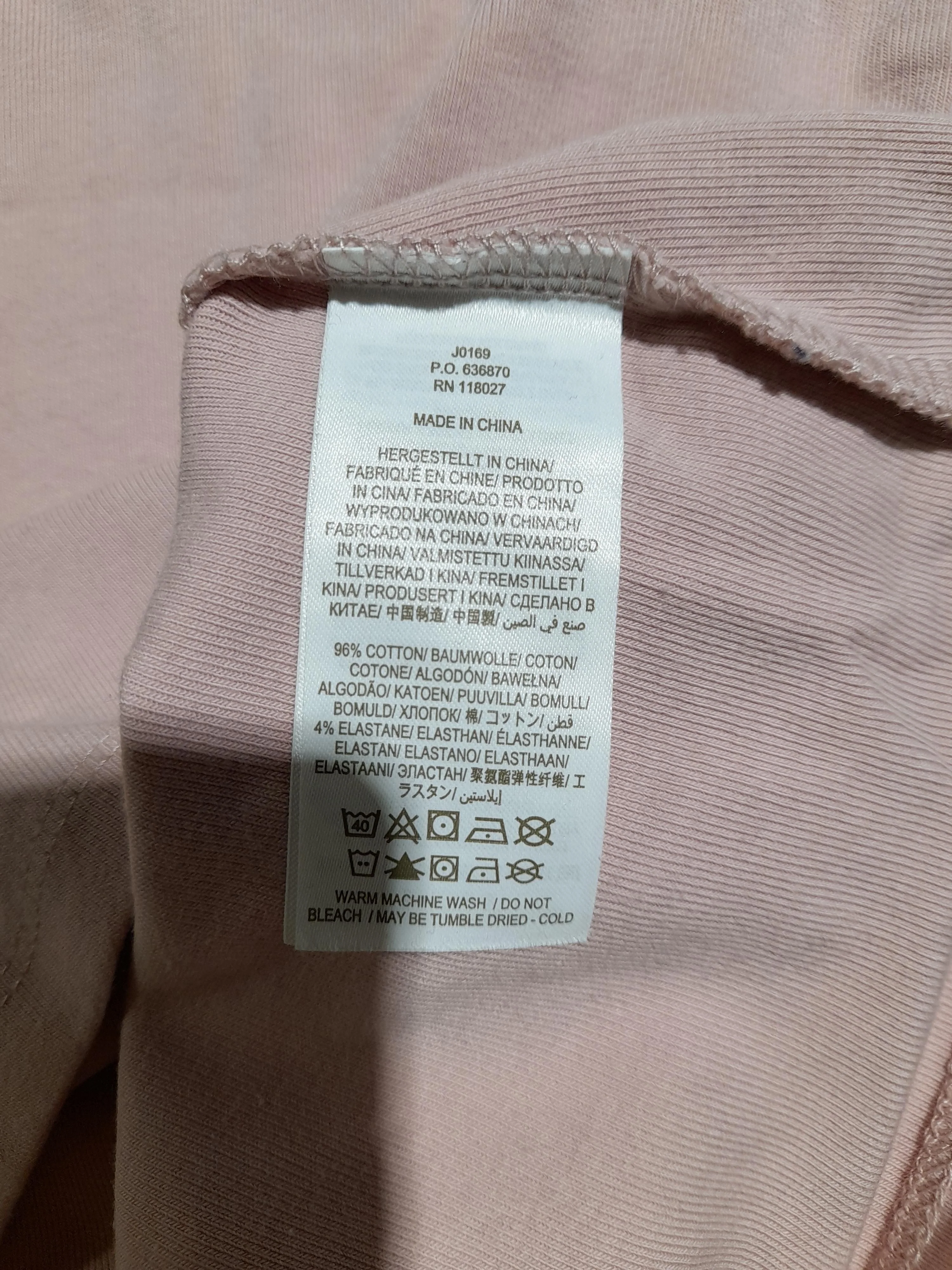 Boden Women's T-Shirt S Pink Cotton with Elastane Short Sleeve Round Neck Basic - Image 6
