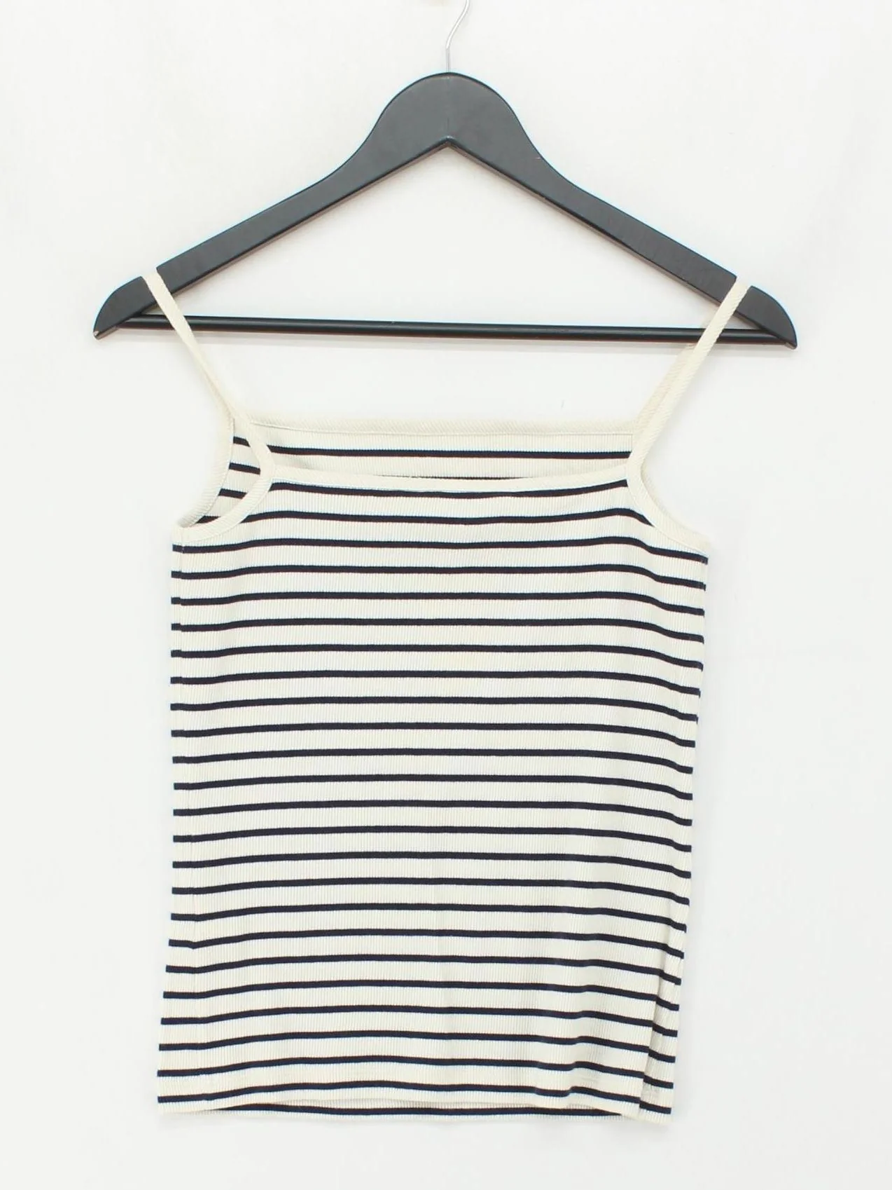 Boden Women's T-Shirt S White Cotton with Elastane Camisole - Image 2