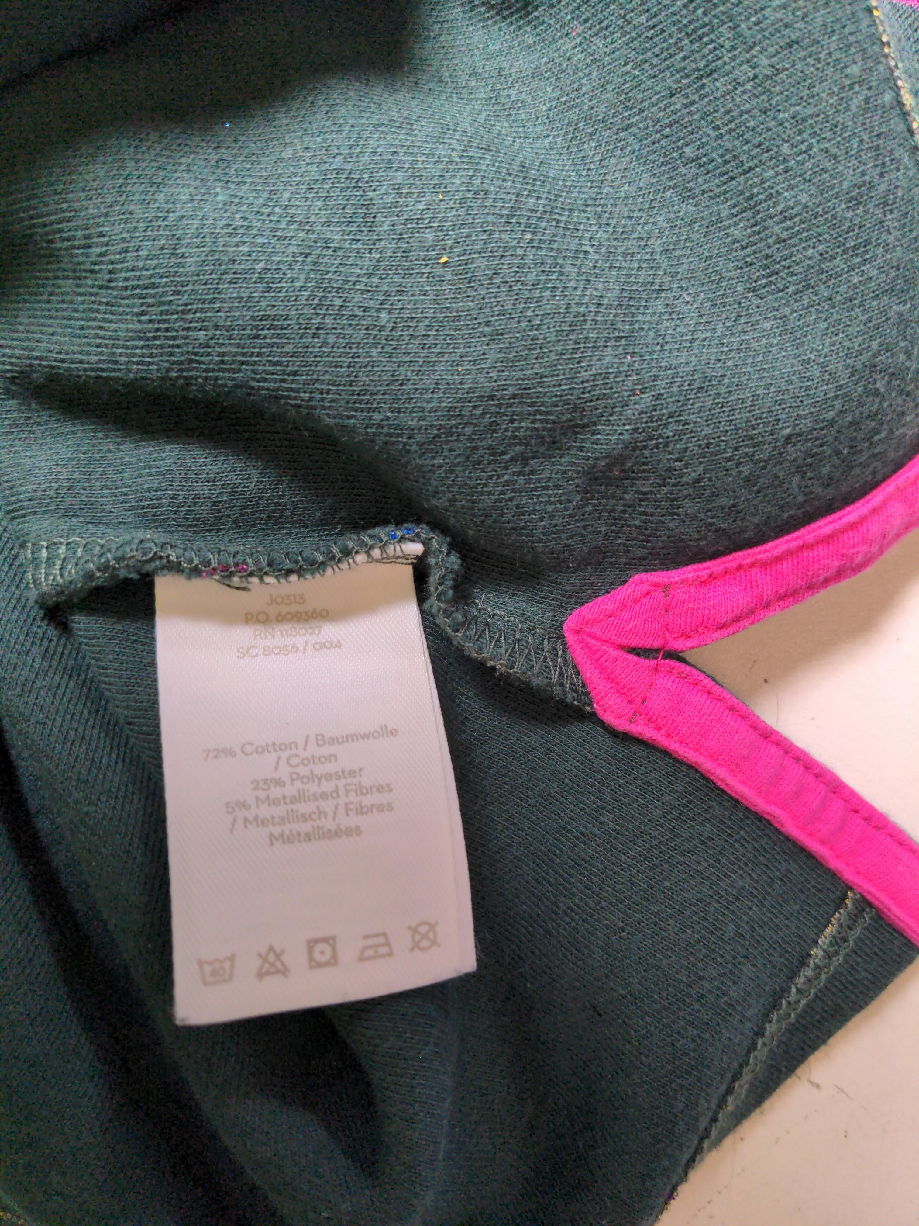 Boden Women's T-Shirt UK 10 Green Cotton with Polyester Basic - Image 6