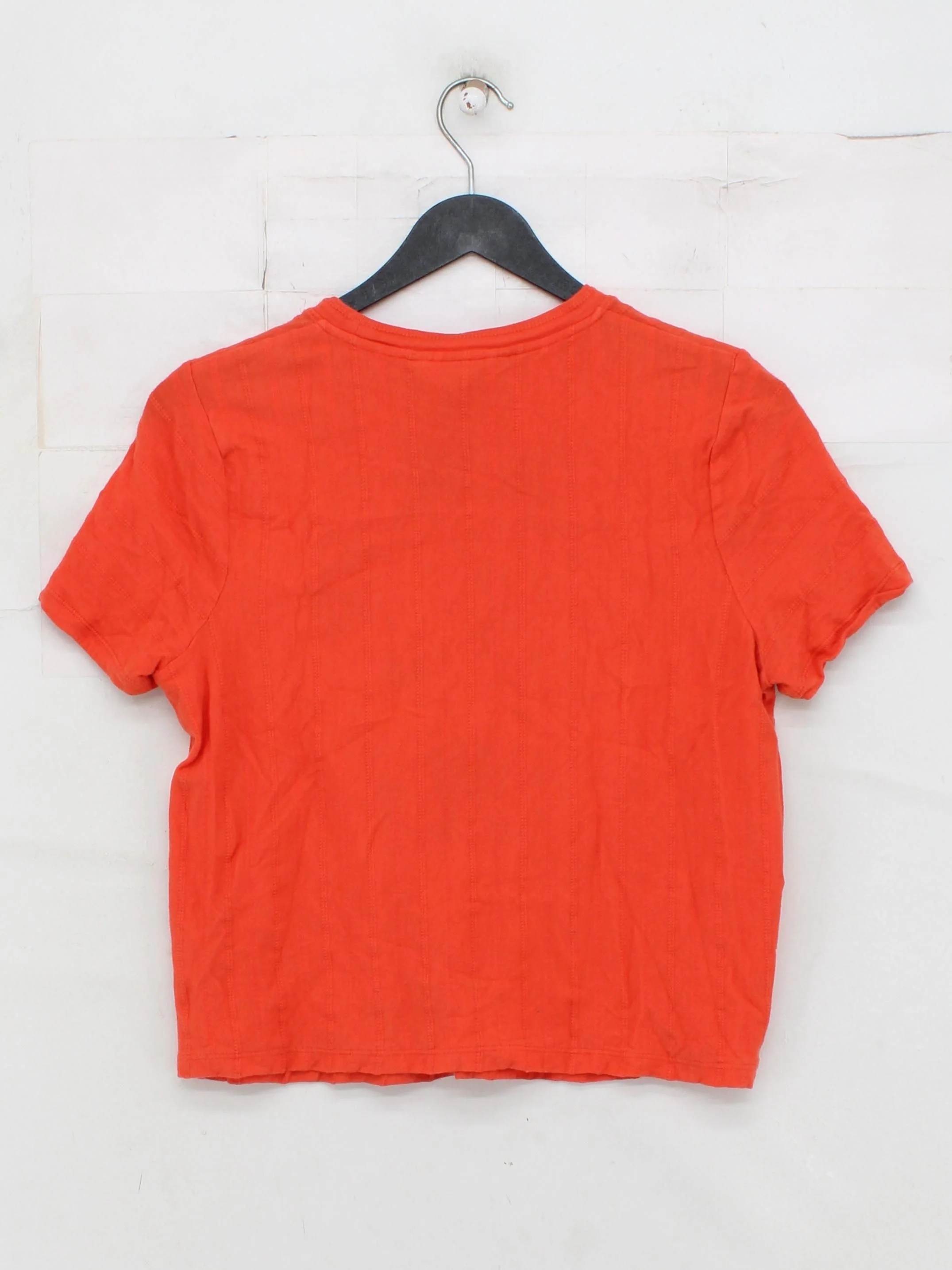 Boden Women's T-Shirt UK 10 Orange 100% Cotton Short Sleeve Round Neck Basic - Image 2