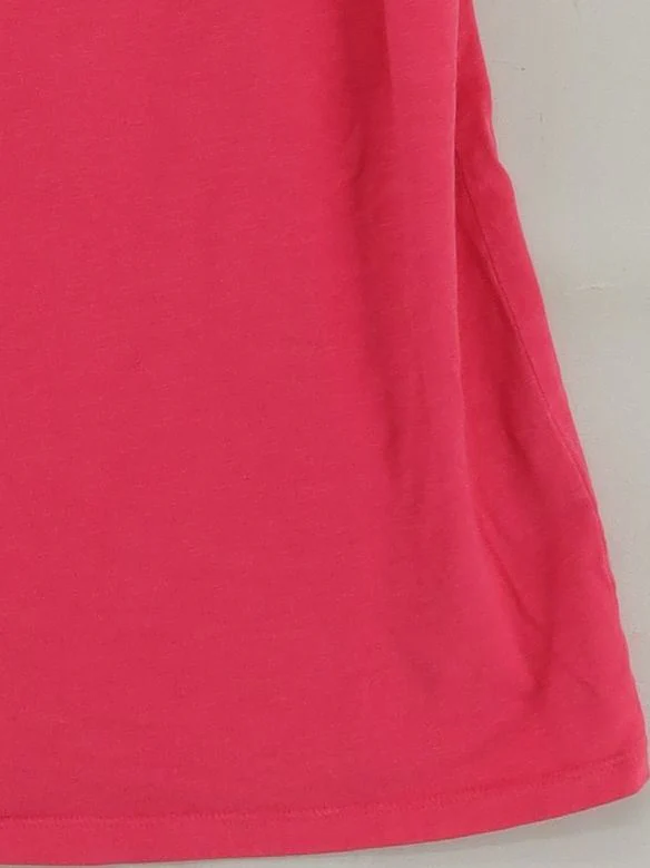 Boden Women's T-Shirt UK 10 Pink Cotton with Viscose Sleeveless Round Neck Basic - Image 4
