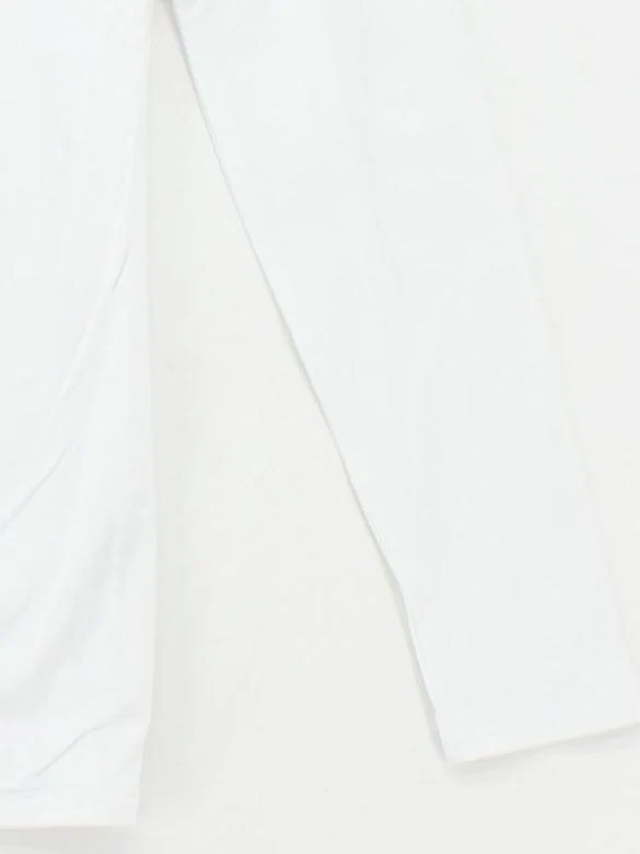 Boden Women's T-Shirt UK 10 White Cotton with Elastane Short Sleeve V-Neck Basic - Image 4