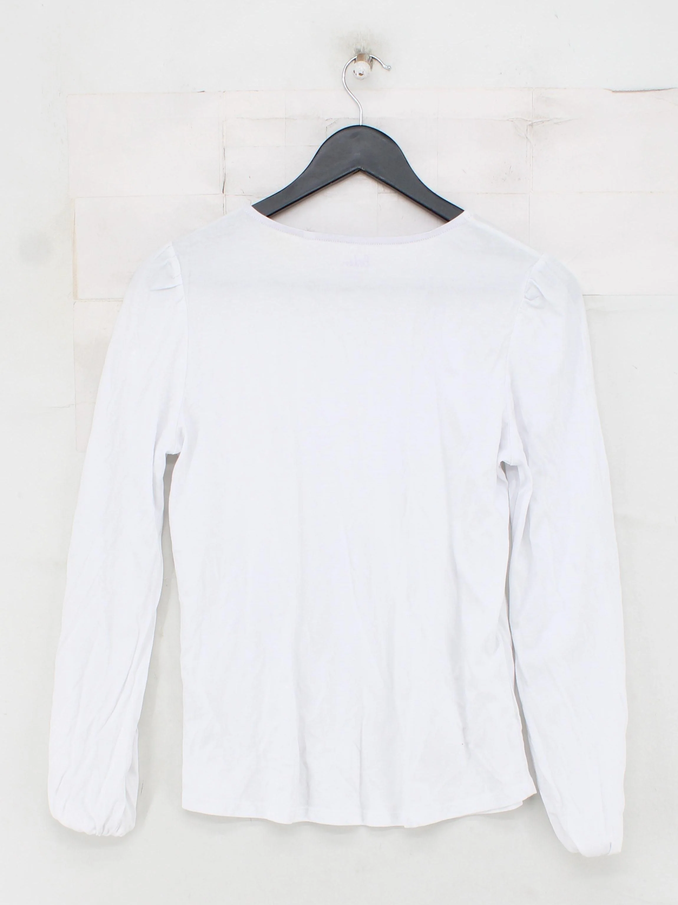 Boden Women's T-Shirt UK 10 White Cotton with Lyocell Modal Basic - Image 2