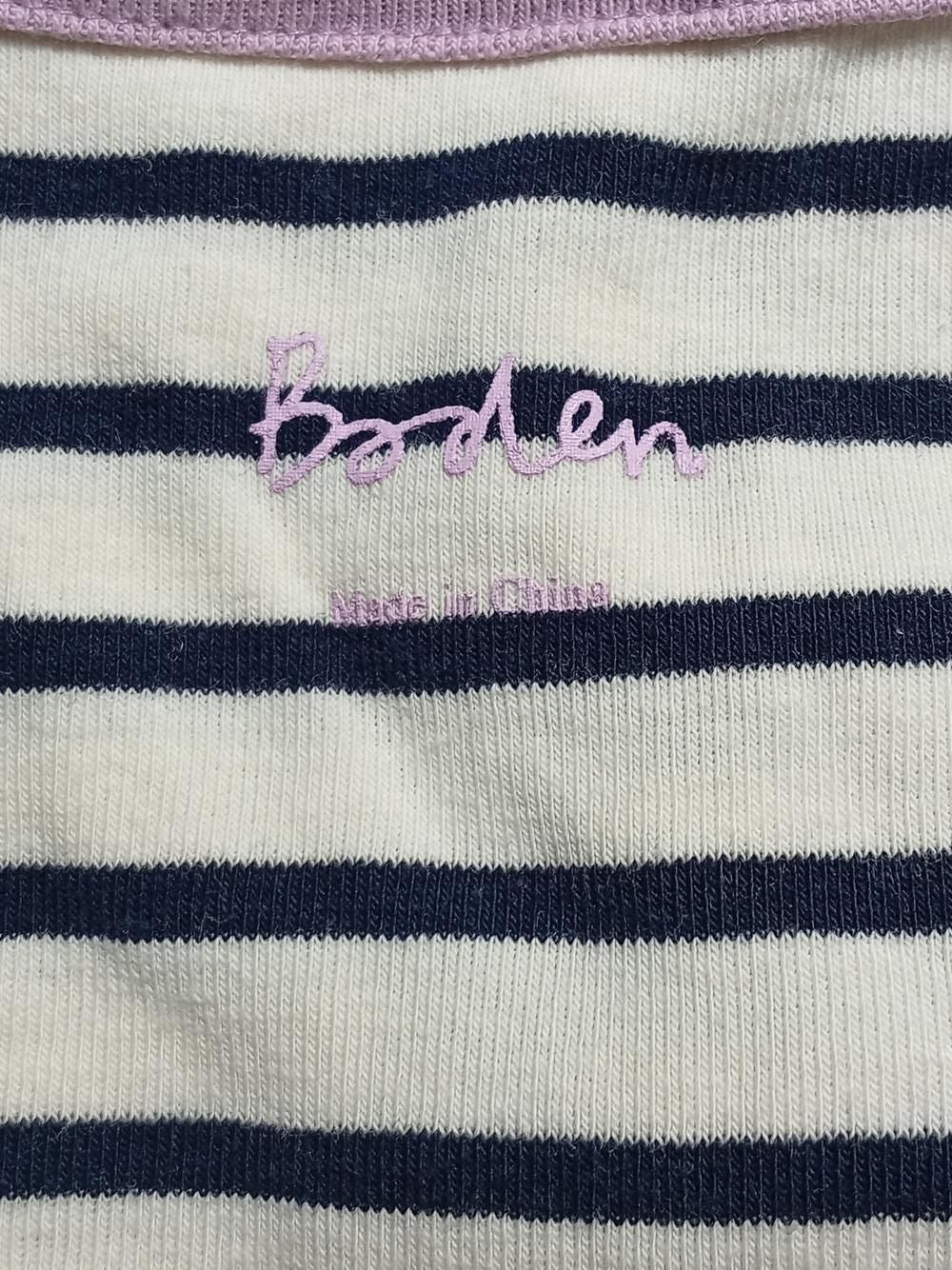 Boden Women's T-Shirt UK 12 Multi Cotton with Elastane Basic - Image 5