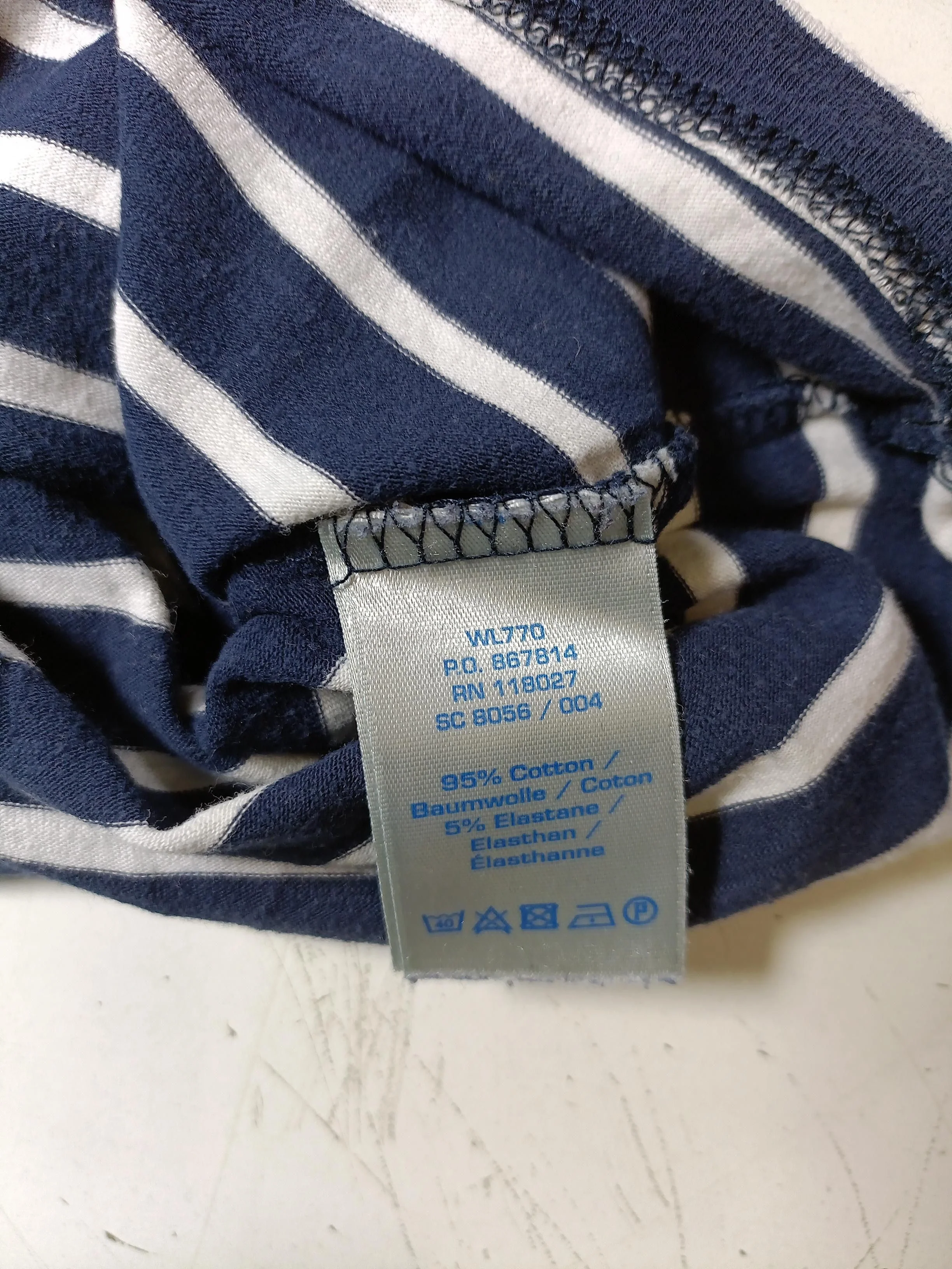 Boden Women's T-Shirt UK 14 Blue Cotton with Elastane Basic - Image 6