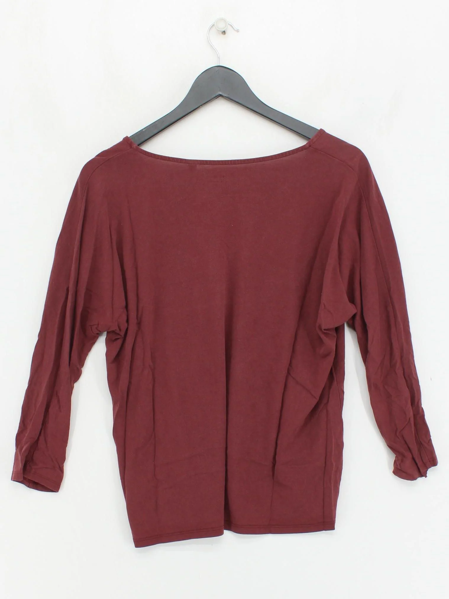 Boden Women's T-Shirt UK 14 Red Lyocell Modal with Cotton Basic - Image 2