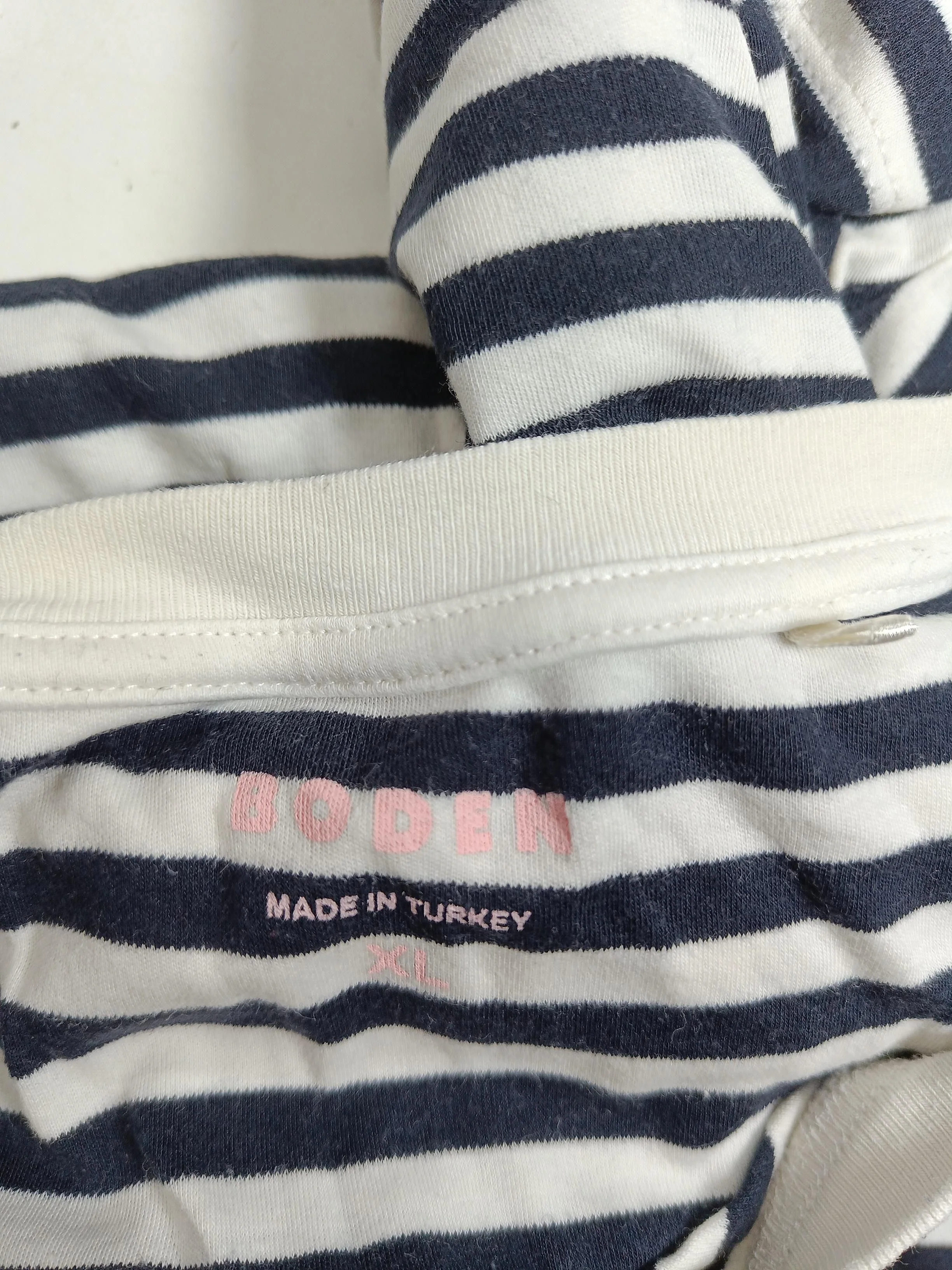 Boden Women's T-Shirt UK 16 Multi 100% Cotton Basic - Image 5