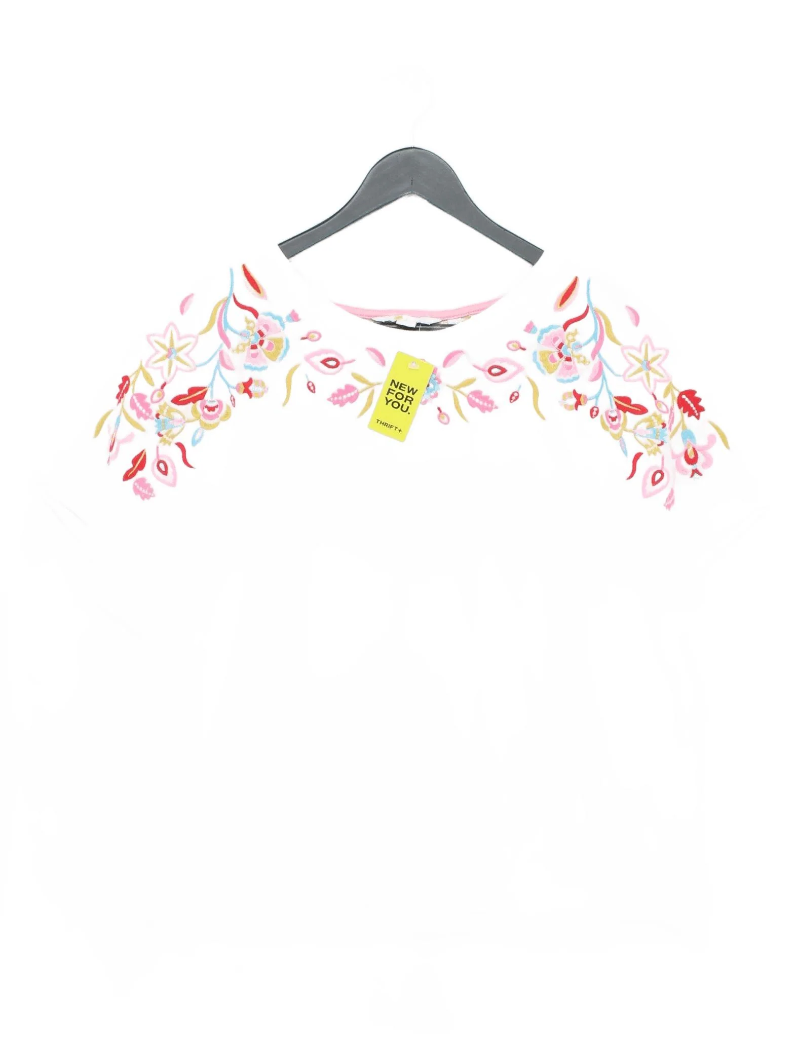 Boden Women's T-Shirt UK 16 White 100% Cotton Basic