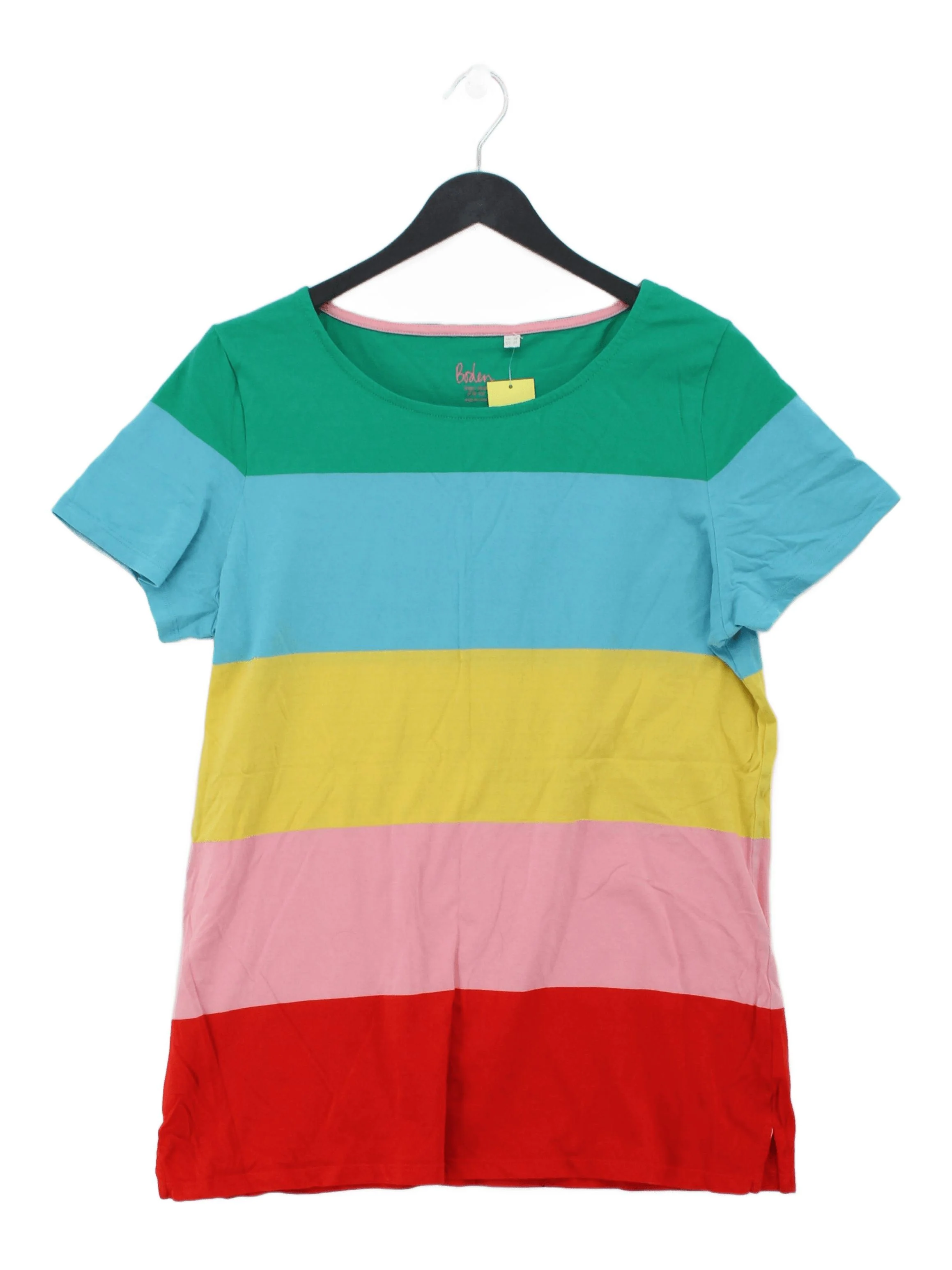 Boden Women's T-Shirt UK 18 Multi 100% Cotton Basic