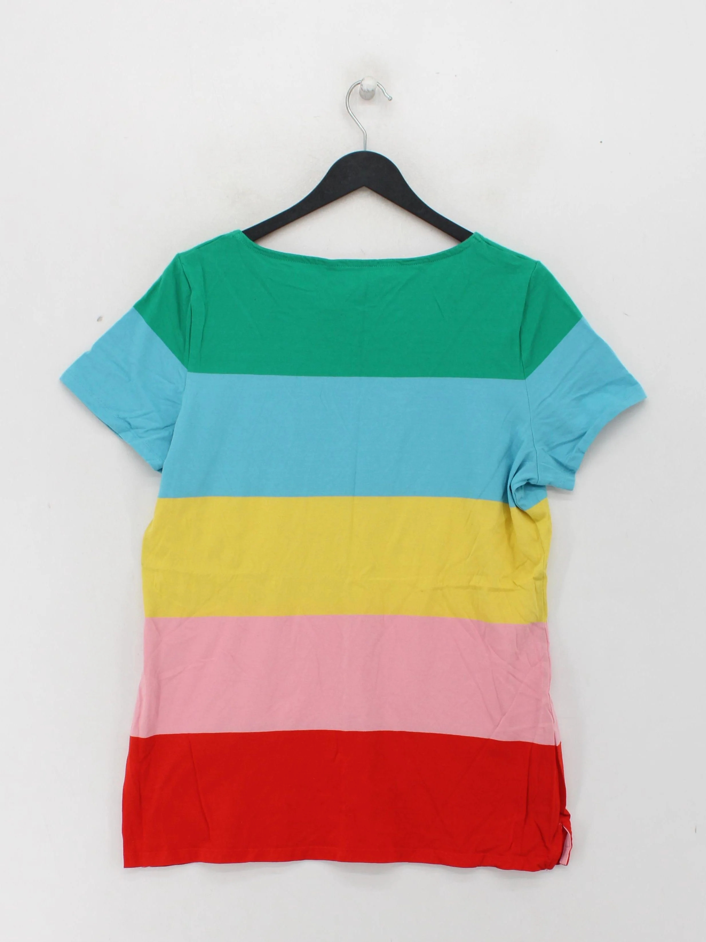 Boden Women's T-Shirt UK 18 Multi 100% Cotton Basic - Image 2