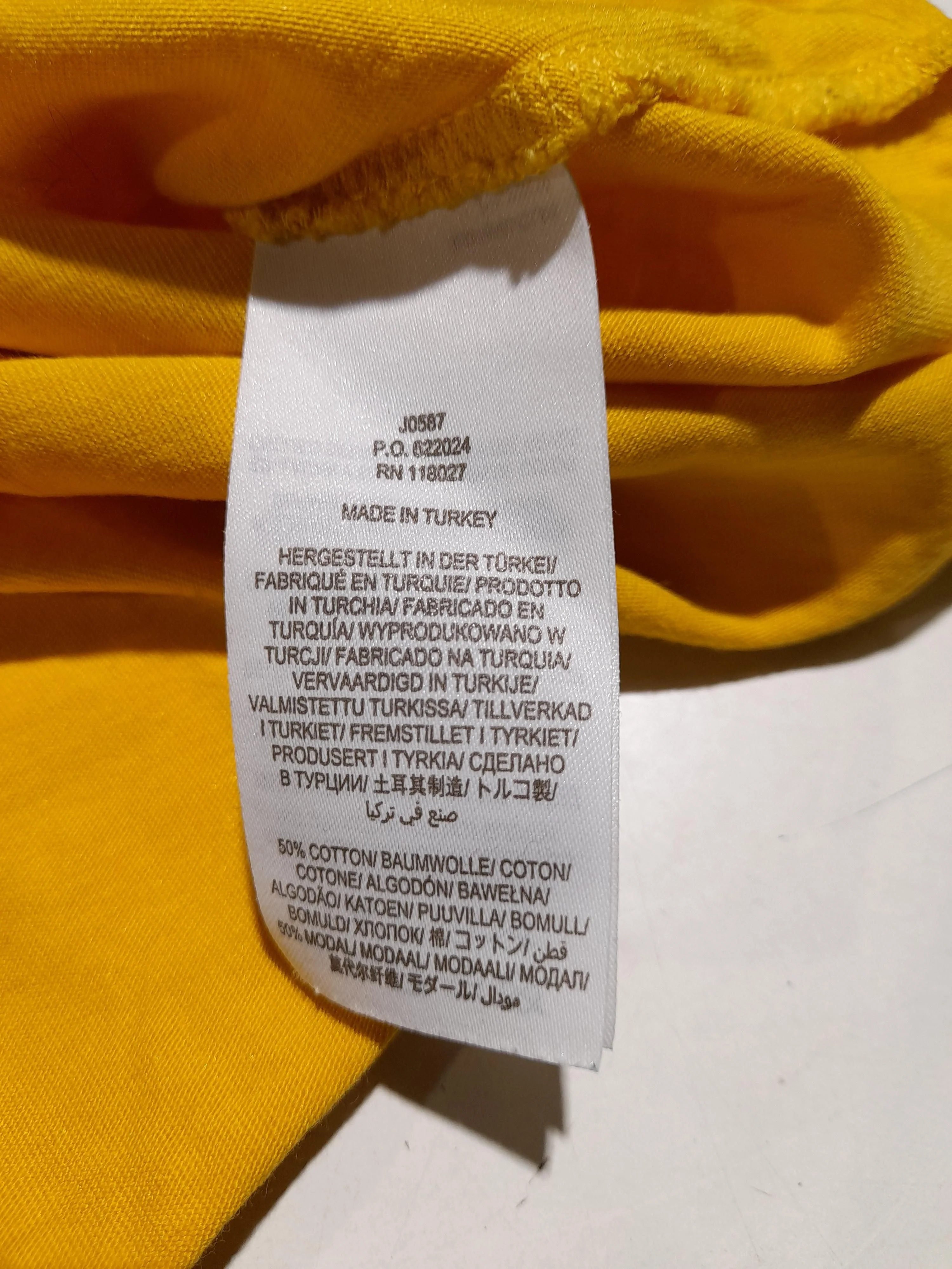 Boden Women's T-Shirt UK 36 Yellow Cotton with Lyocell Modal Basic - Image 6