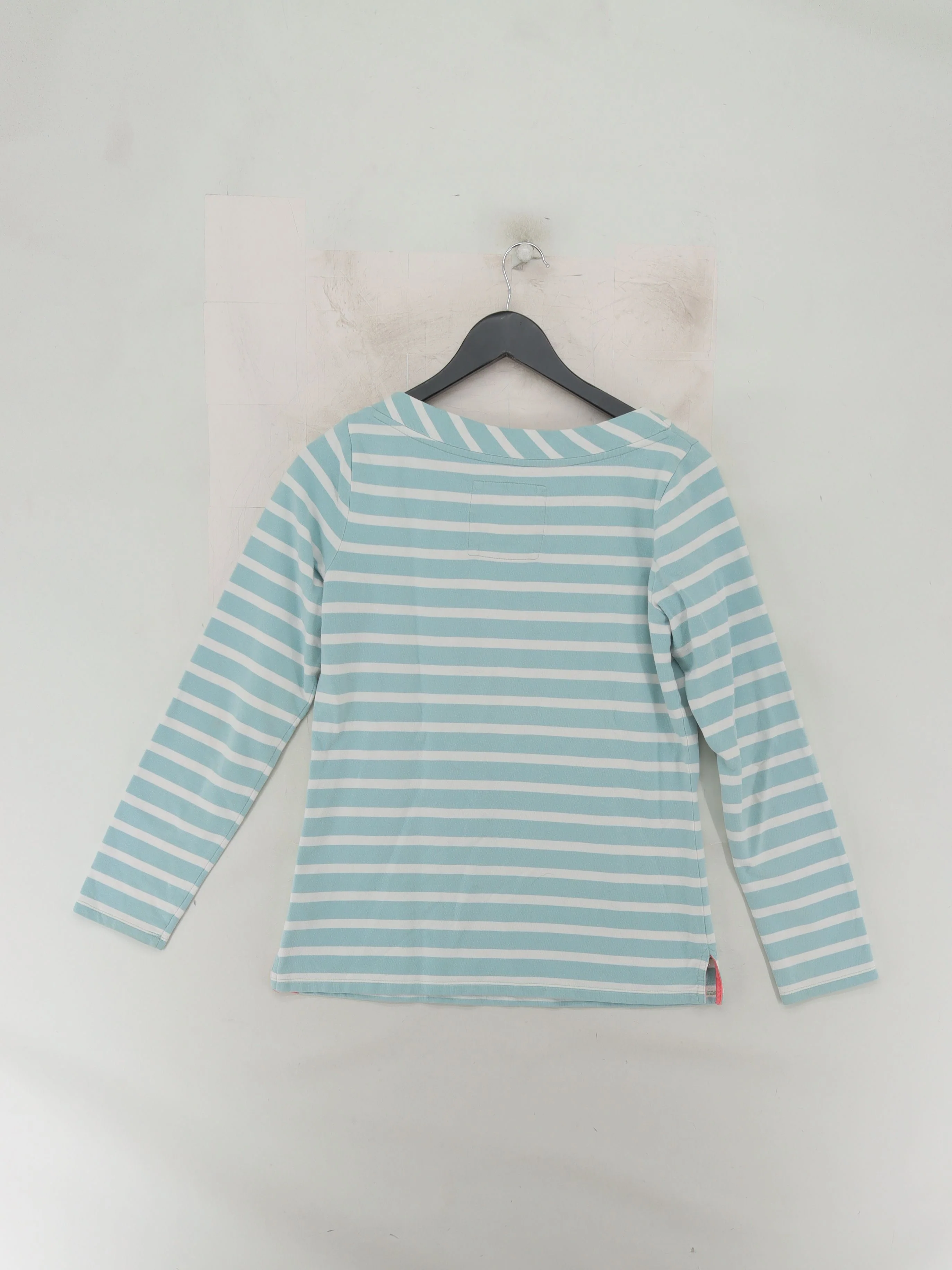 Boden Women's T-Shirt UK 8 Blue 100% Cotton Basic - Image 2