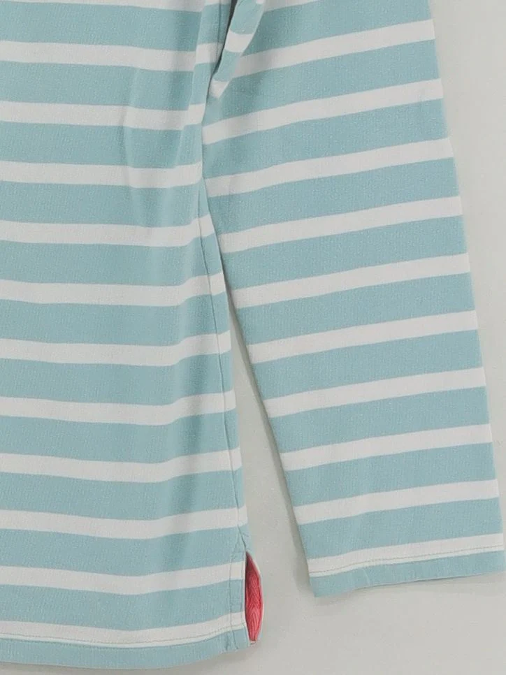 Boden Women's T-Shirt UK 8 Blue 100% Cotton Basic - Image 4