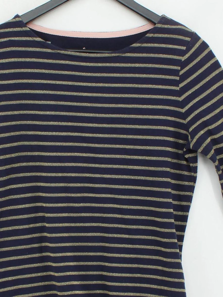 Boden Women's Top M Blue Cotton with Polyester Basic - Image 3