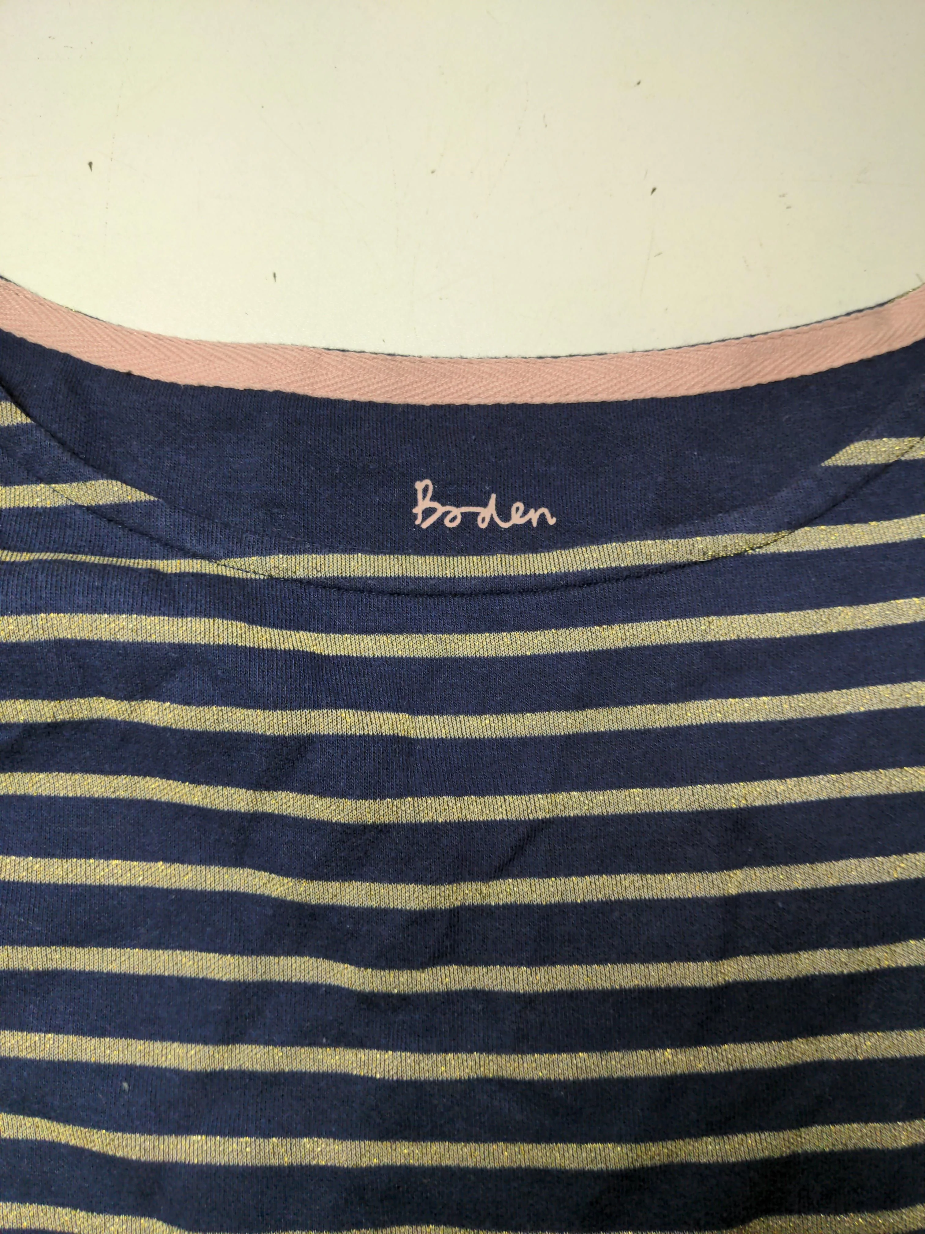 Boden Women's Top M Blue Cotton with Polyester Basic - Image 5