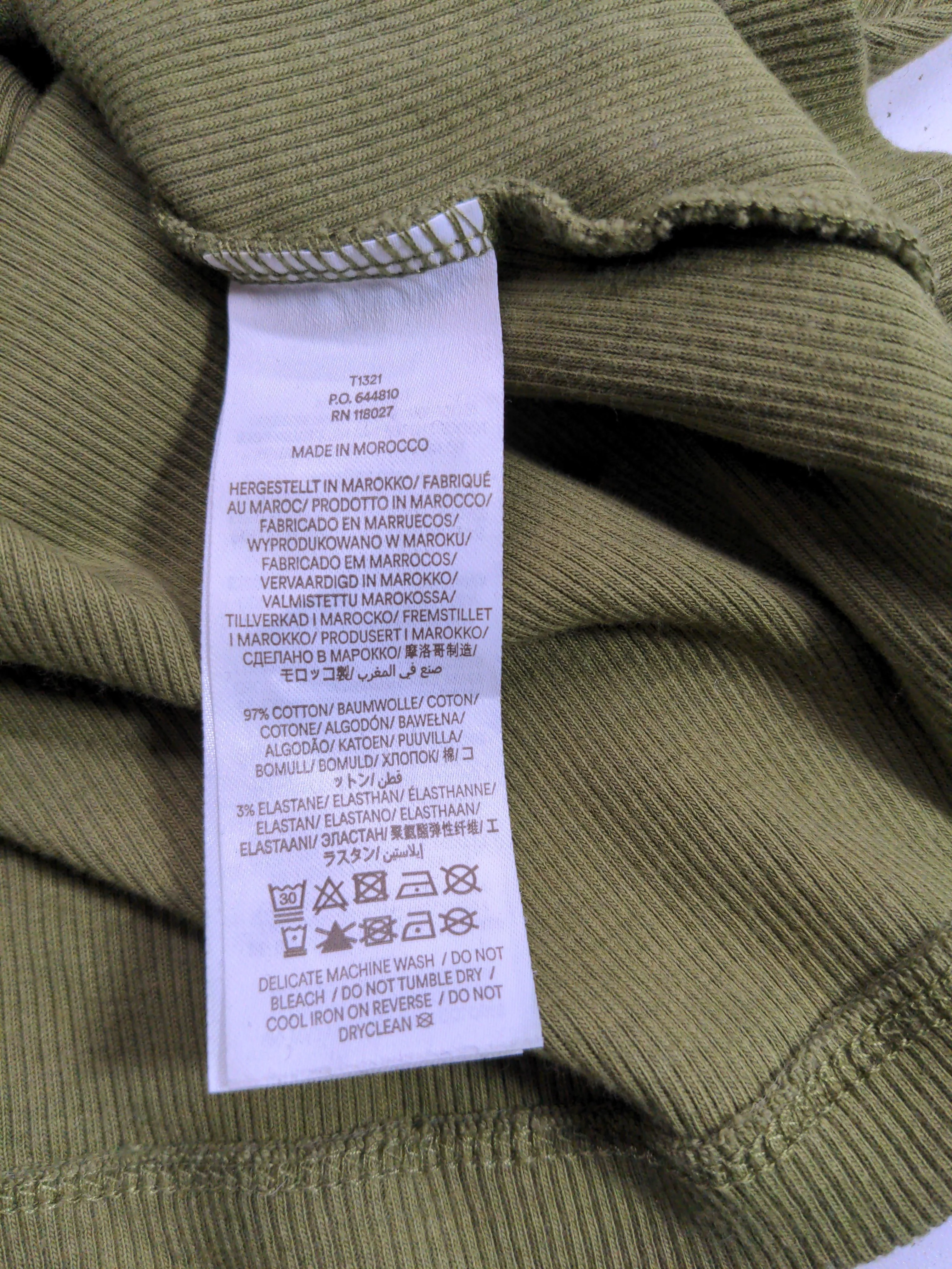 Boden Women's Top M Green Cotton with Elastane Long Sleeve Crew Neck Jersey - Image 6