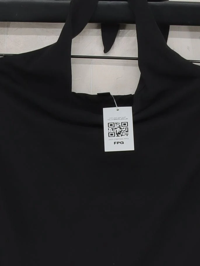 Boden Women's Top S Black 100% Other Sleeveless V-Neck Basic - Image 3