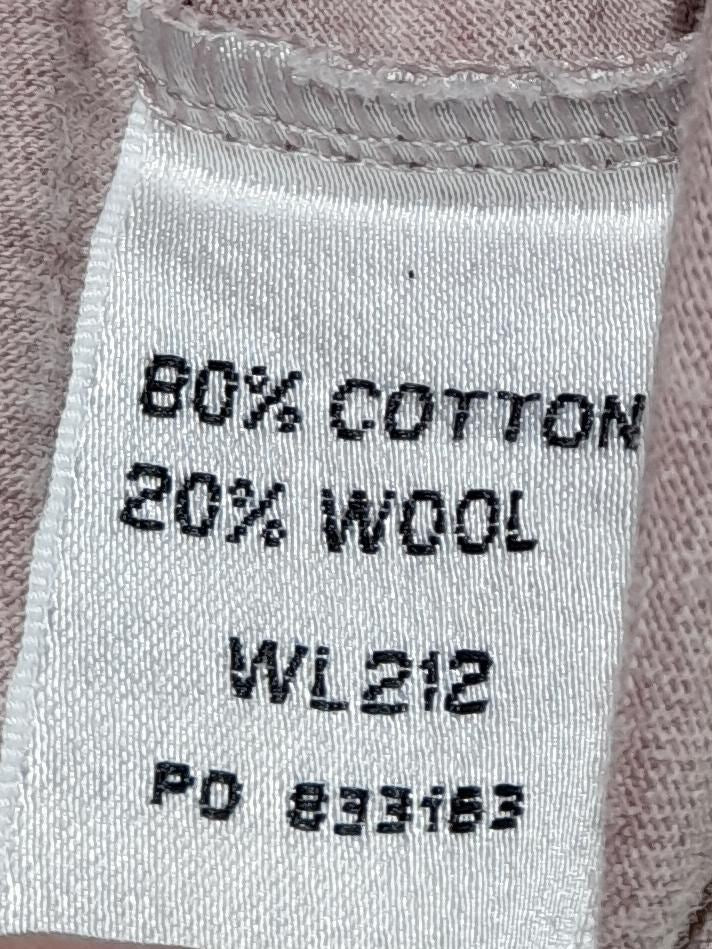Boden Women's Top S Pink Cotton with Wool Long Sleeve Round Neck Basic - Image 6