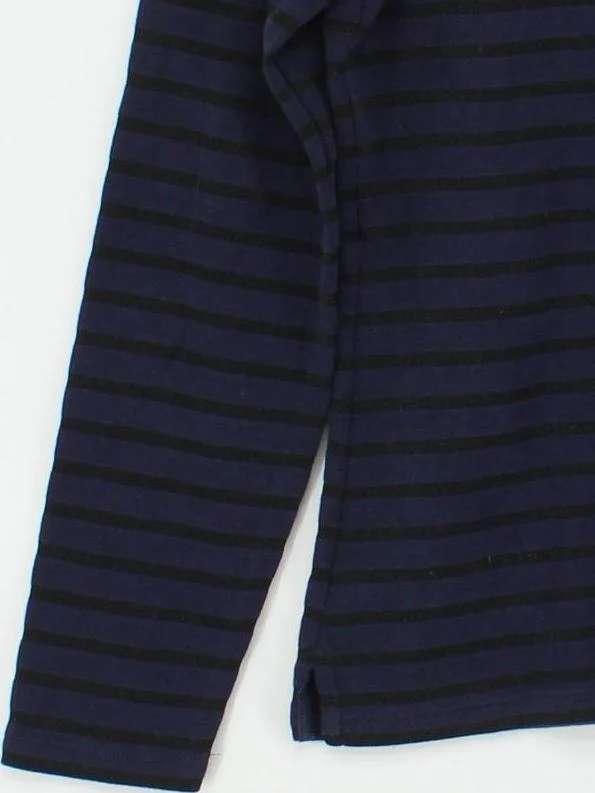 Boden Women's Top UK 10 Blue Cotton with Polyester, Other Jersey - Image 4