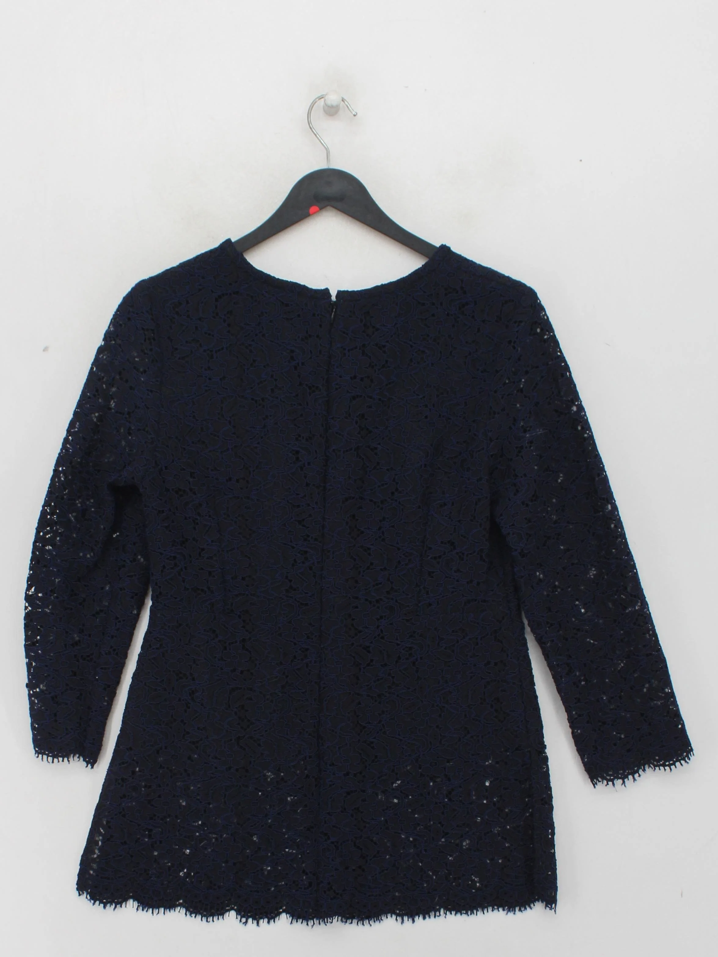 Boden Women's Top UK 10 Blue Polyester with Cotton, Polyamide Basic - Image 2