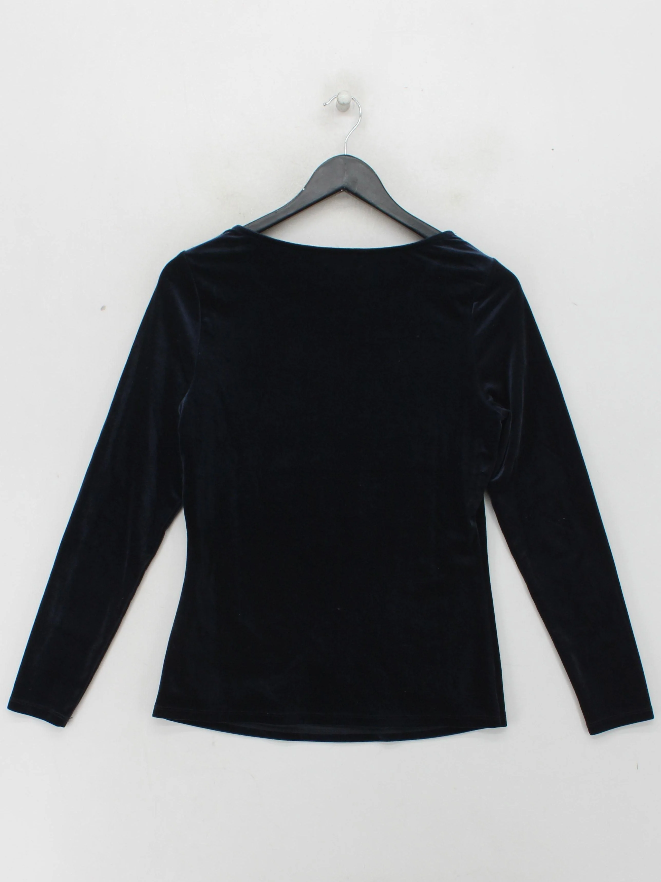 Boden Women's Top UK 10 Blue Polyester with Elastane Basic - Image 2