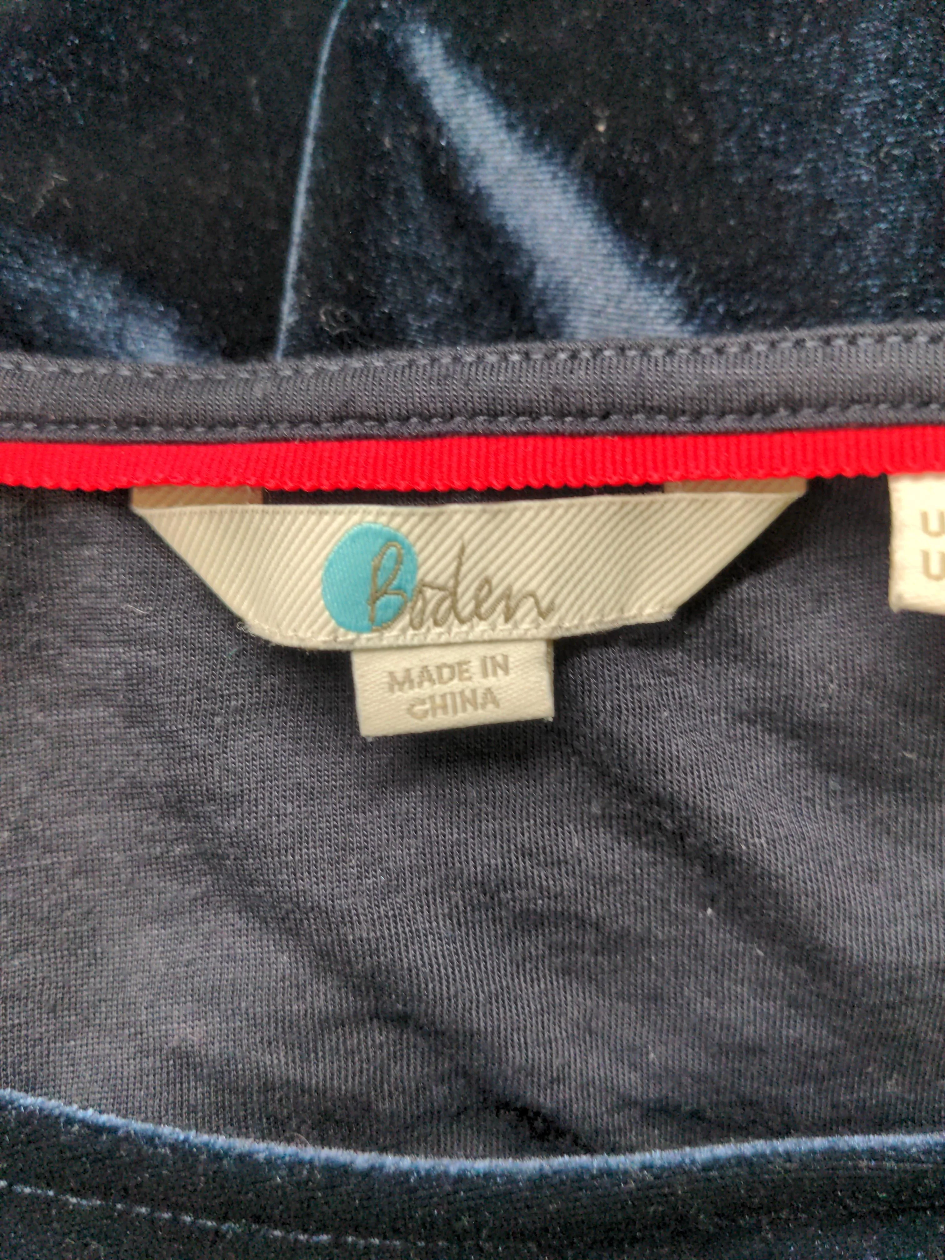 Boden Women's Top UK 10 Blue Polyester with Elastane Basic - Image 5