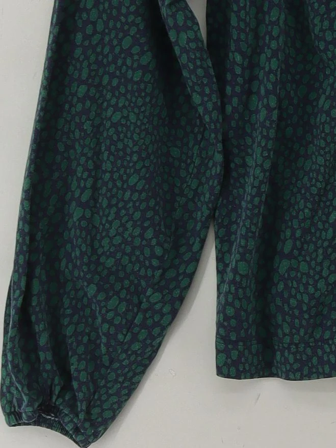 Boden Women's Top UK 10 Green Lyocell Modal with Cotton Long Sleeve V-Neck Basic - Image 4