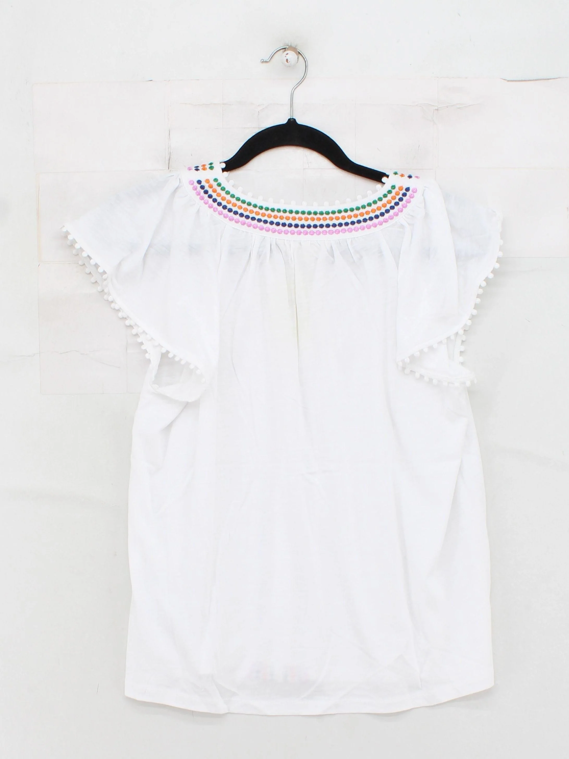 Boden Women's Top UK 10 White Cotton with Lyocell Modal Basic - Image 2