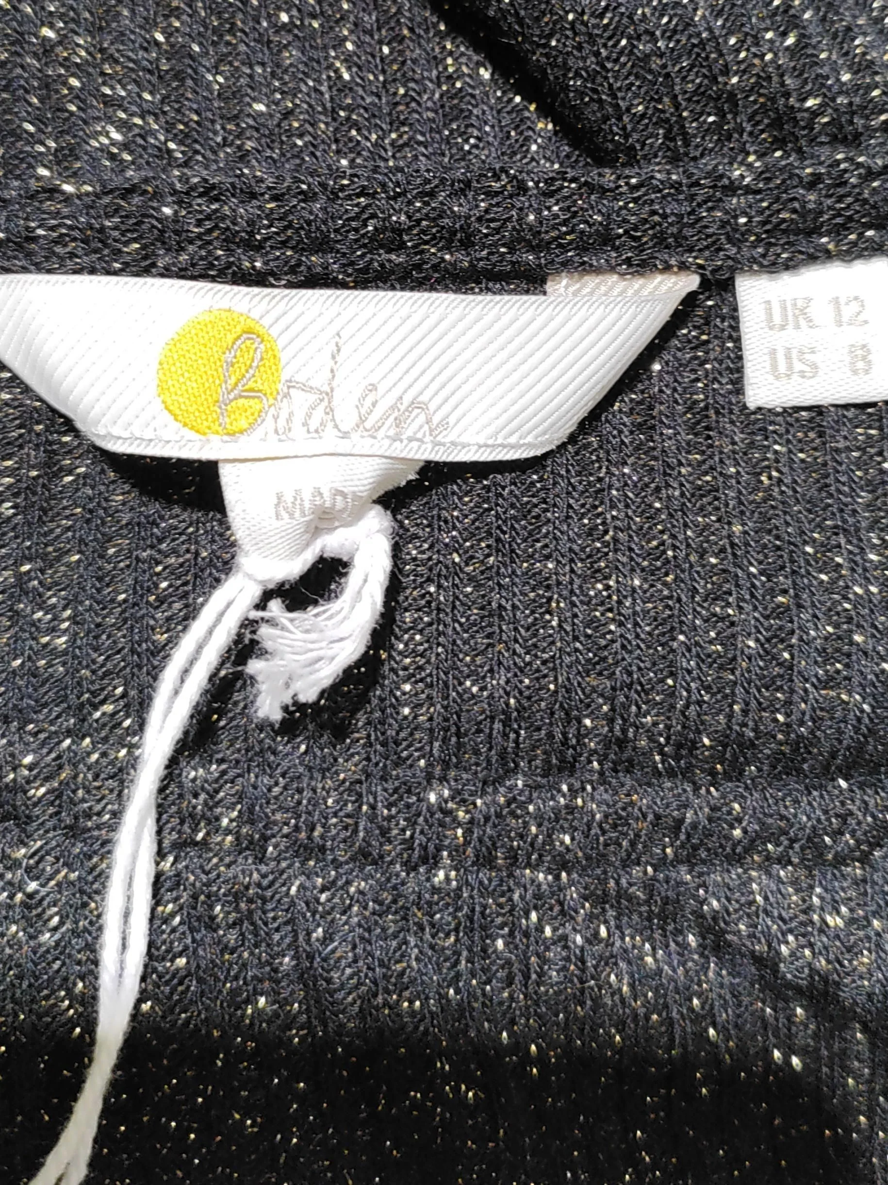 Boden Women's Top UK 12 Black Polyester with Viscose, Other Basic - Image 5