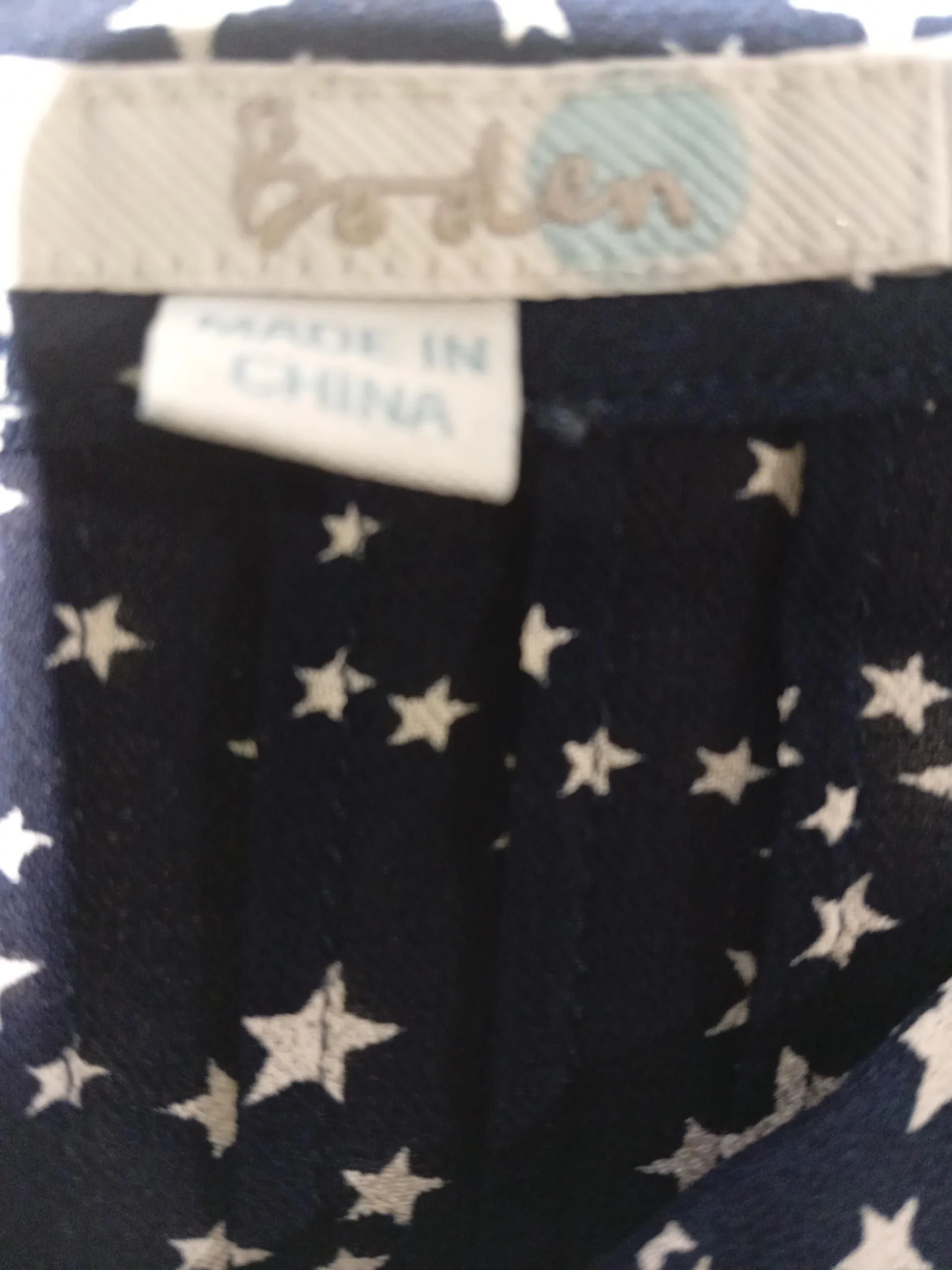 Boden Women's Top UK 12 Blue 100% Viscose 3/4 Sleeve V-Neck Basic - Image 5