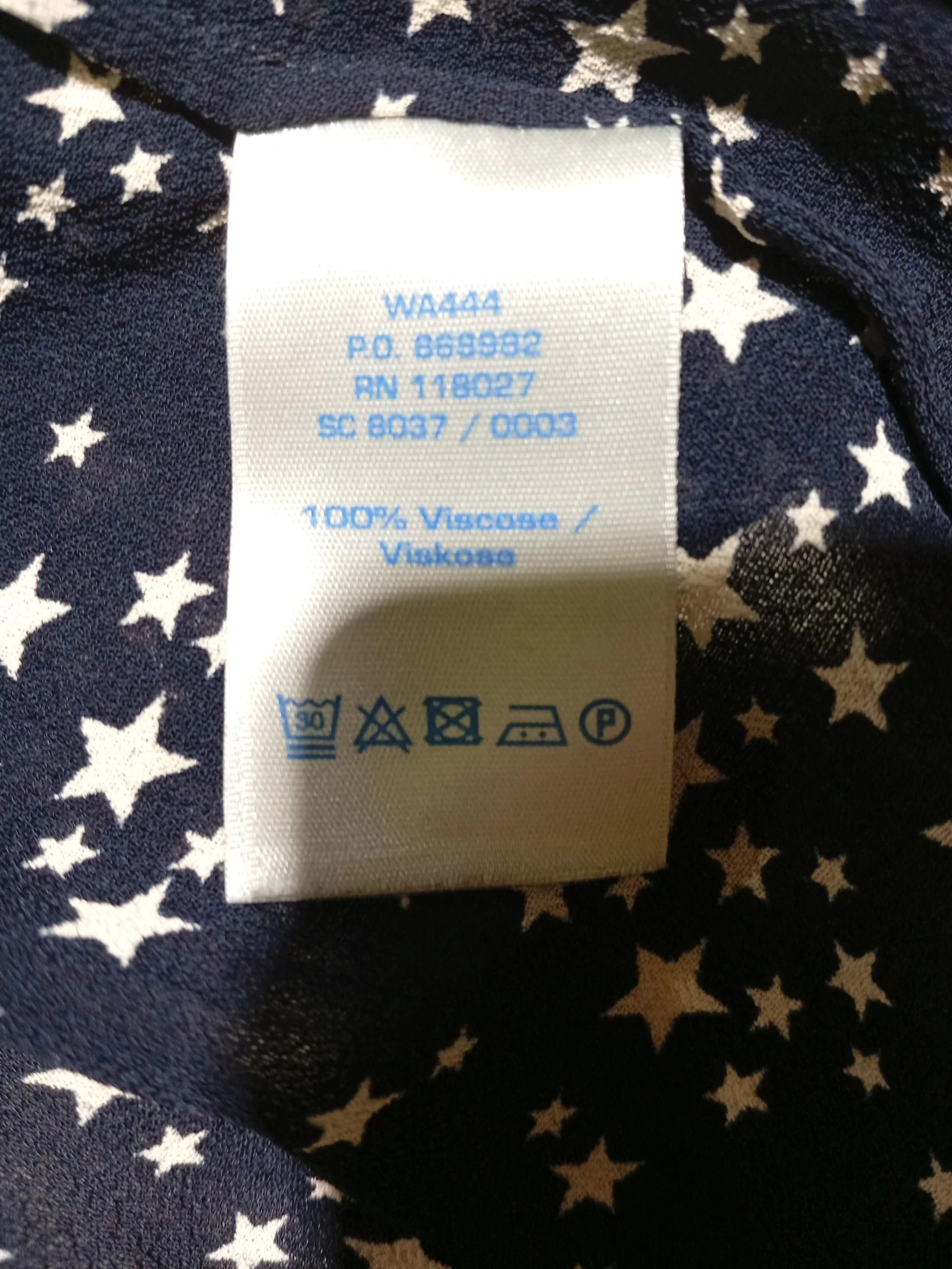 Boden Women's Top UK 12 Blue 100% Viscose 3/4 Sleeve V-Neck Basic - Image 6