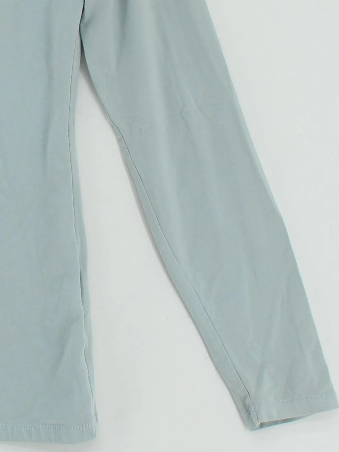Boden Women's Top UK 12 Blue Cotton with Elastane Long Sleeve V-Neck Basic - Image 4