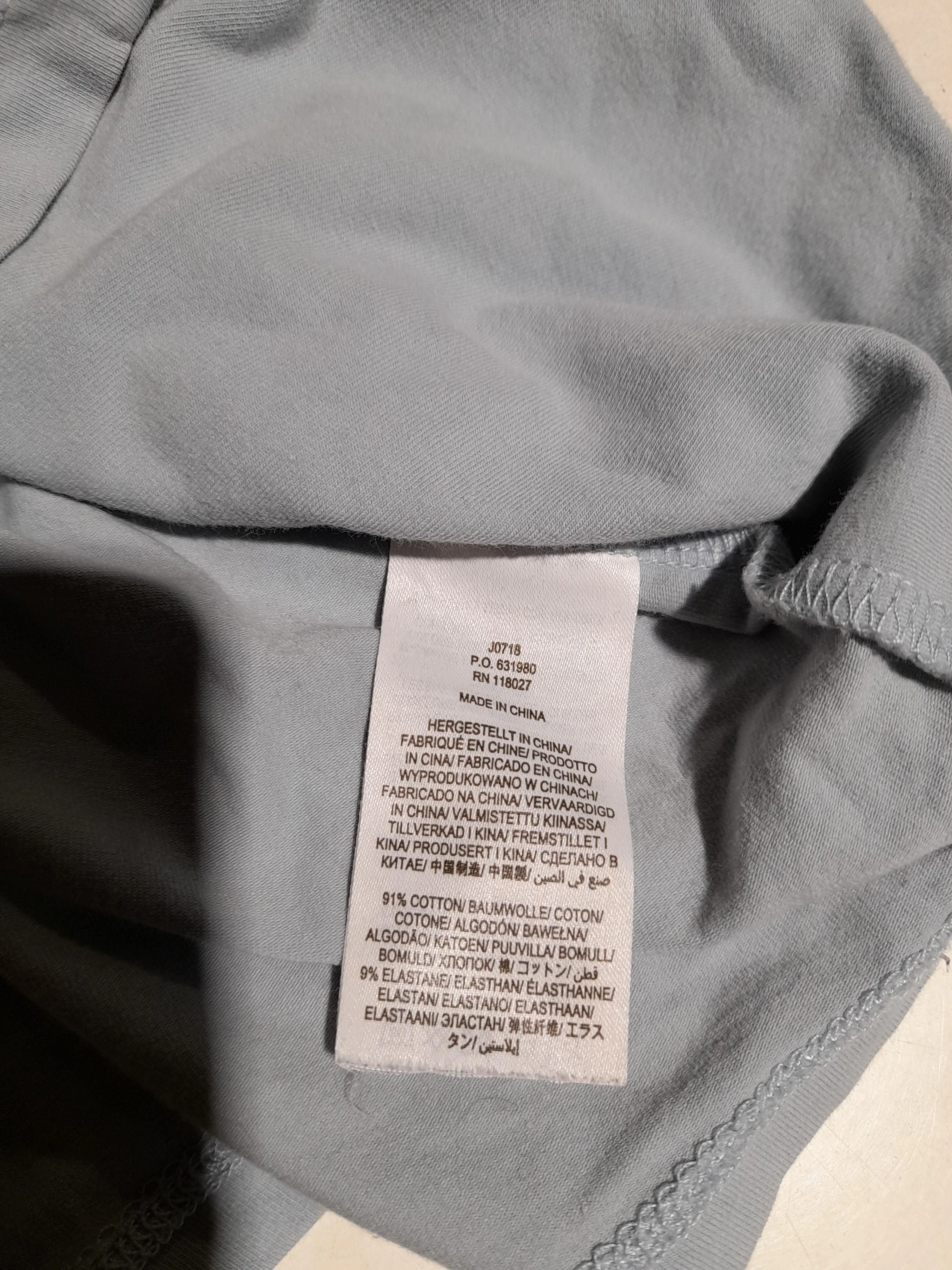 Boden Women's Top UK 12 Blue Cotton with Elastane Long Sleeve V-Neck Basic - Image 8