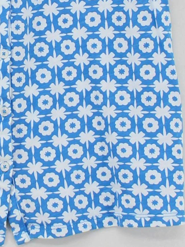 Boden Women's Top UK 12 Blue Cotton with Lyocell Modal Basic - Image 4
