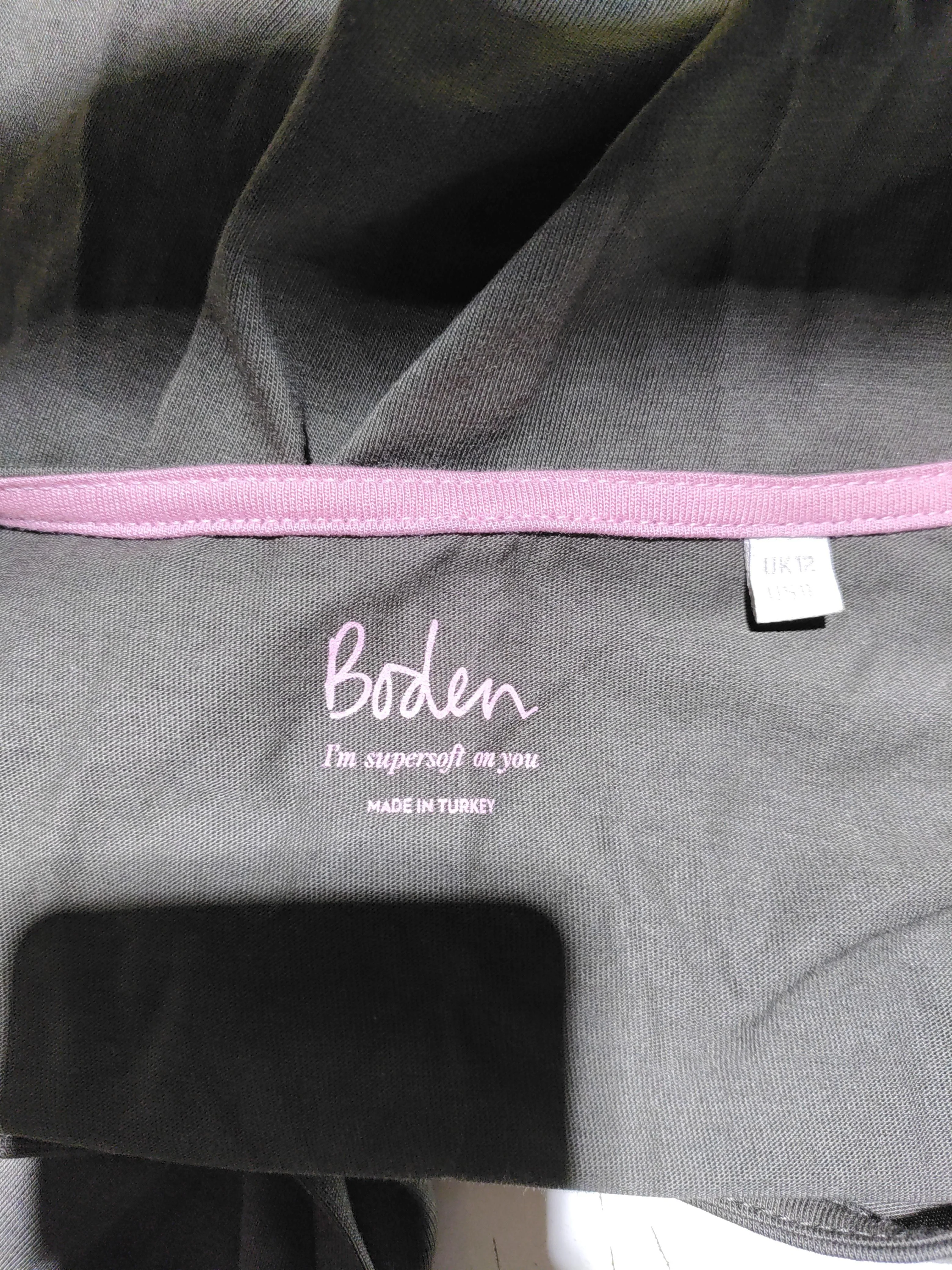 Boden Women's Top UK 12 Green Cotton with Lyocell Modal Basic - Image 5