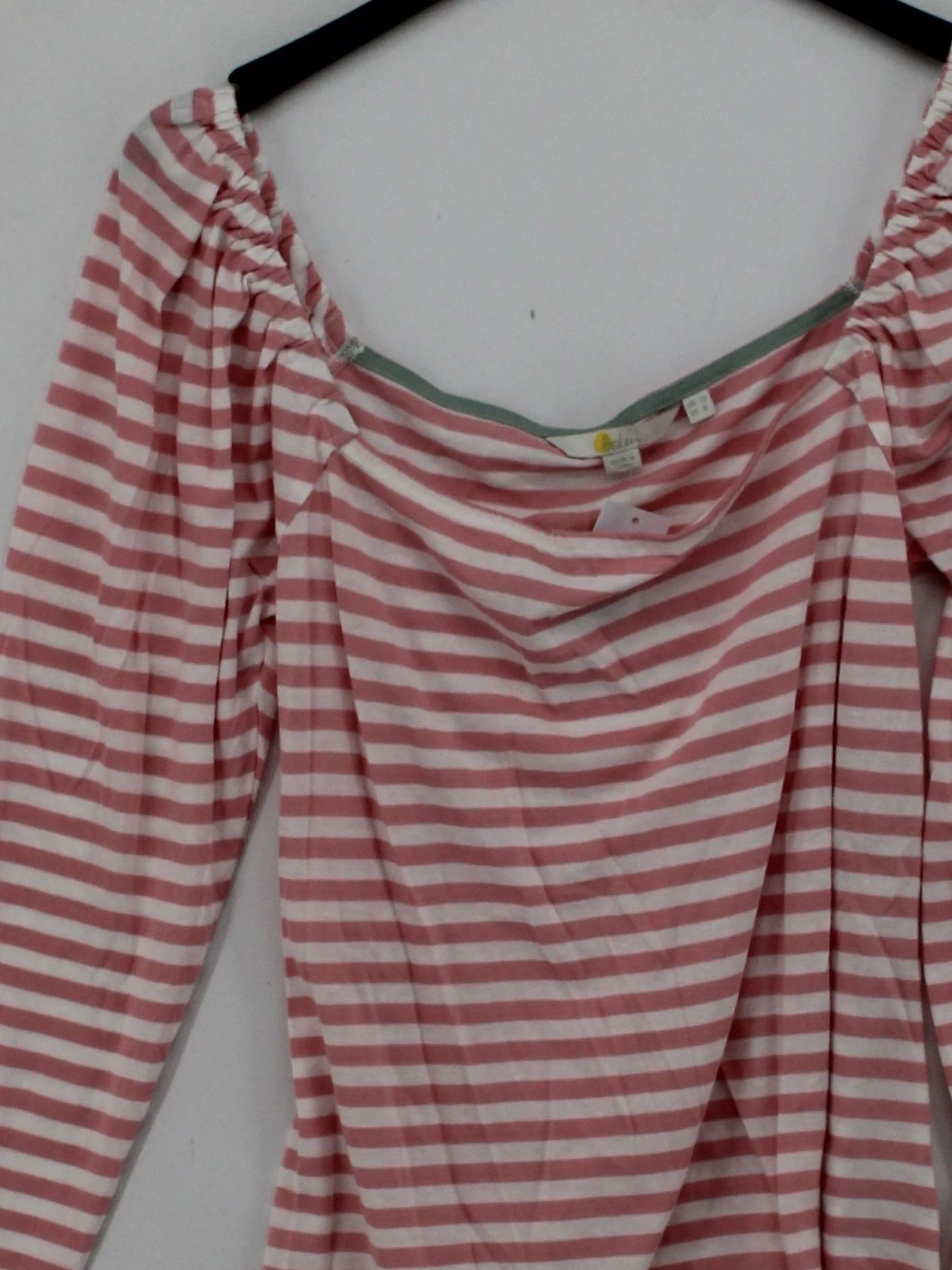 Boden Women's Top UK 12 Pink Viscose with Cotton Basic - Image 3