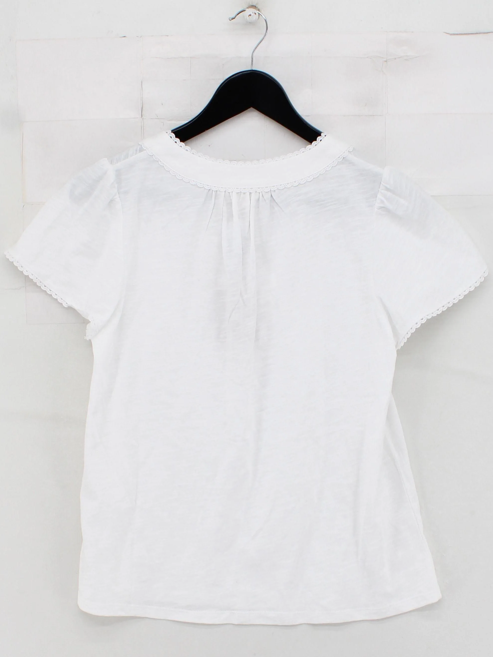 Boden Women's Top UK 12 White 100% Cotton Basic New with tags - Image 2