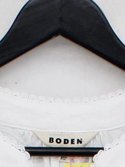 Boden Women's Top UK 12 White 100% Cotton Basic New with tags - Image 3