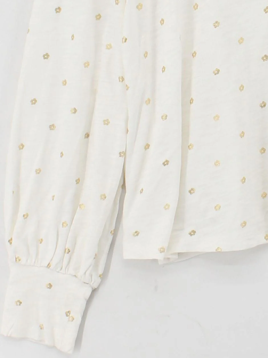 Boden Women's Top UK 12 White 100% Cotton Long Sleeve V-Neck Basic - Image 4