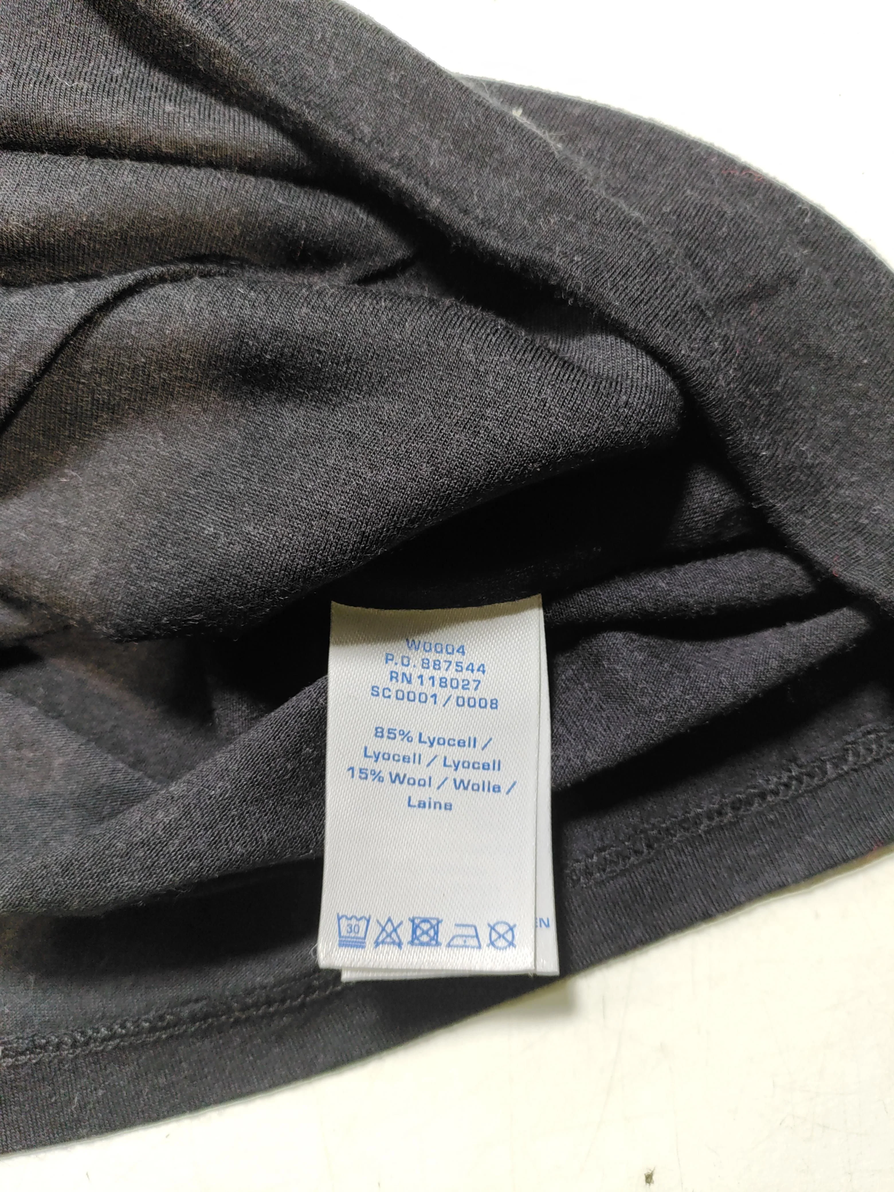 Boden Women's Top UK 14 Black Lyocell Modal with Wool Long Sleeve V-Neck Basic - Image 6