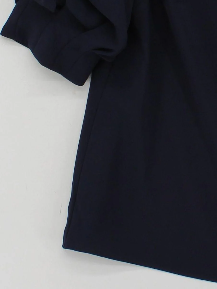 Boden Women's Top UK 14 Blue 100% Polyester 3/4 Sleeve Round Neck Basic - Image 4