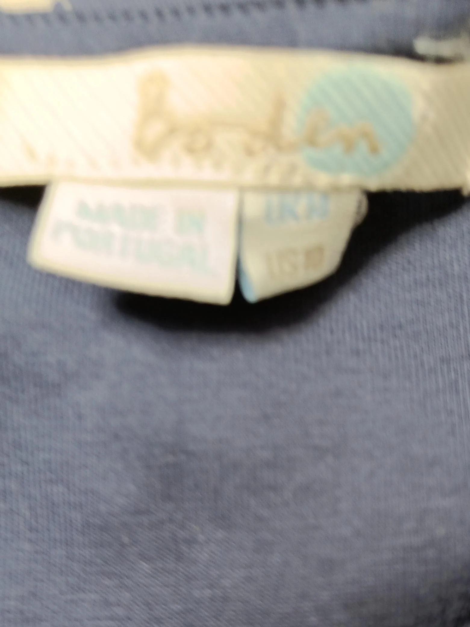 Boden Women's Top UK 14 Blue Cotton with Elastane Sleeveless V-Neck Basic - Image 5