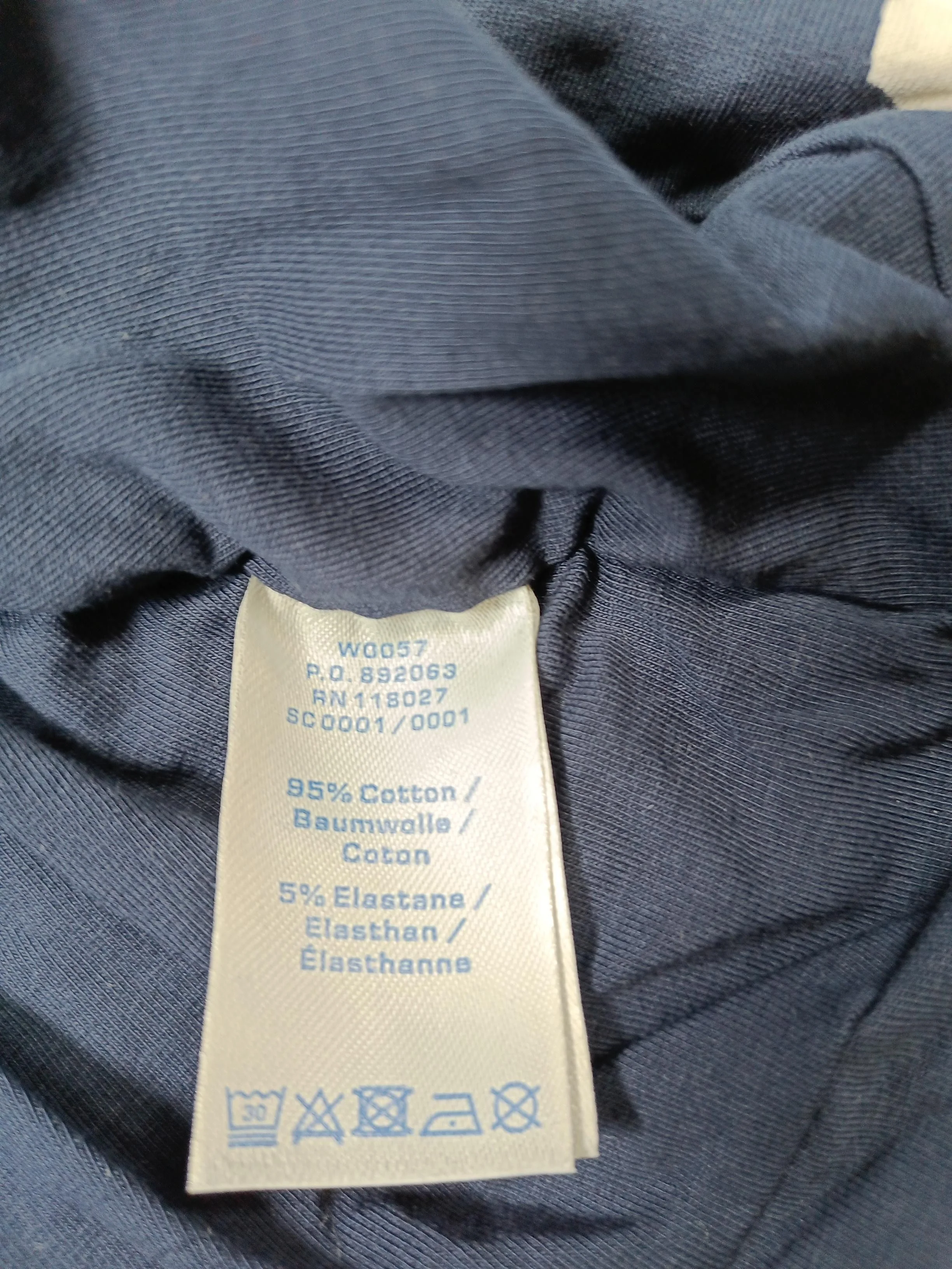 Boden Women's Top UK 14 Blue Cotton with Elastane Sleeveless V-Neck Basic - Image 6