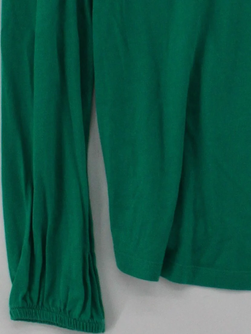 Boden Women's Top UK 14 Green Cotton with Lyocell Modal Basic - Image 4