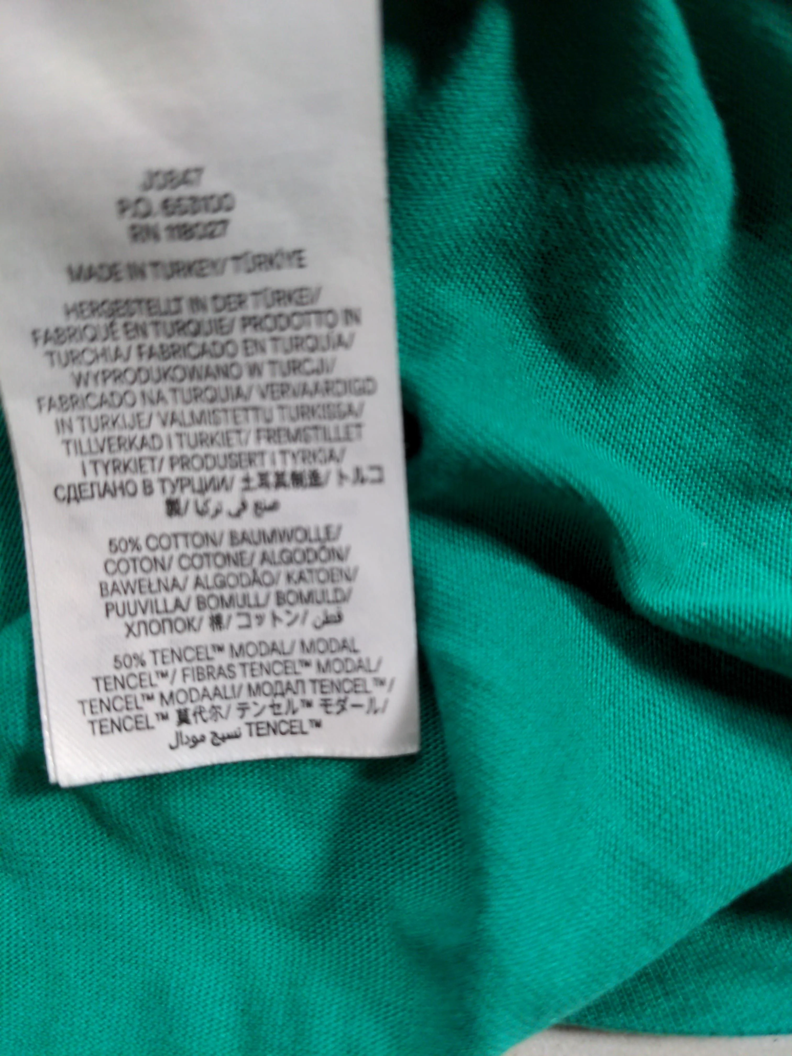 Boden Women's Top UK 14 Green Cotton with Lyocell Modal Basic - Image 6