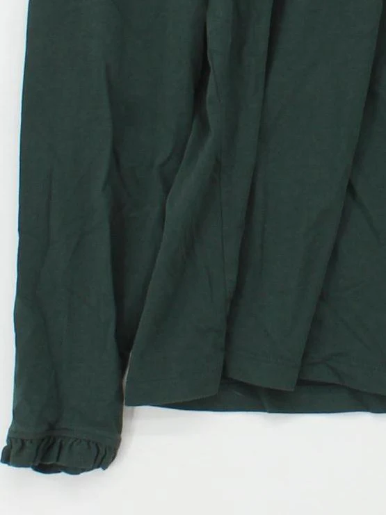 Boden Women's Top UK 14 Green Cotton with Lyocell Modal Basic - Image 4