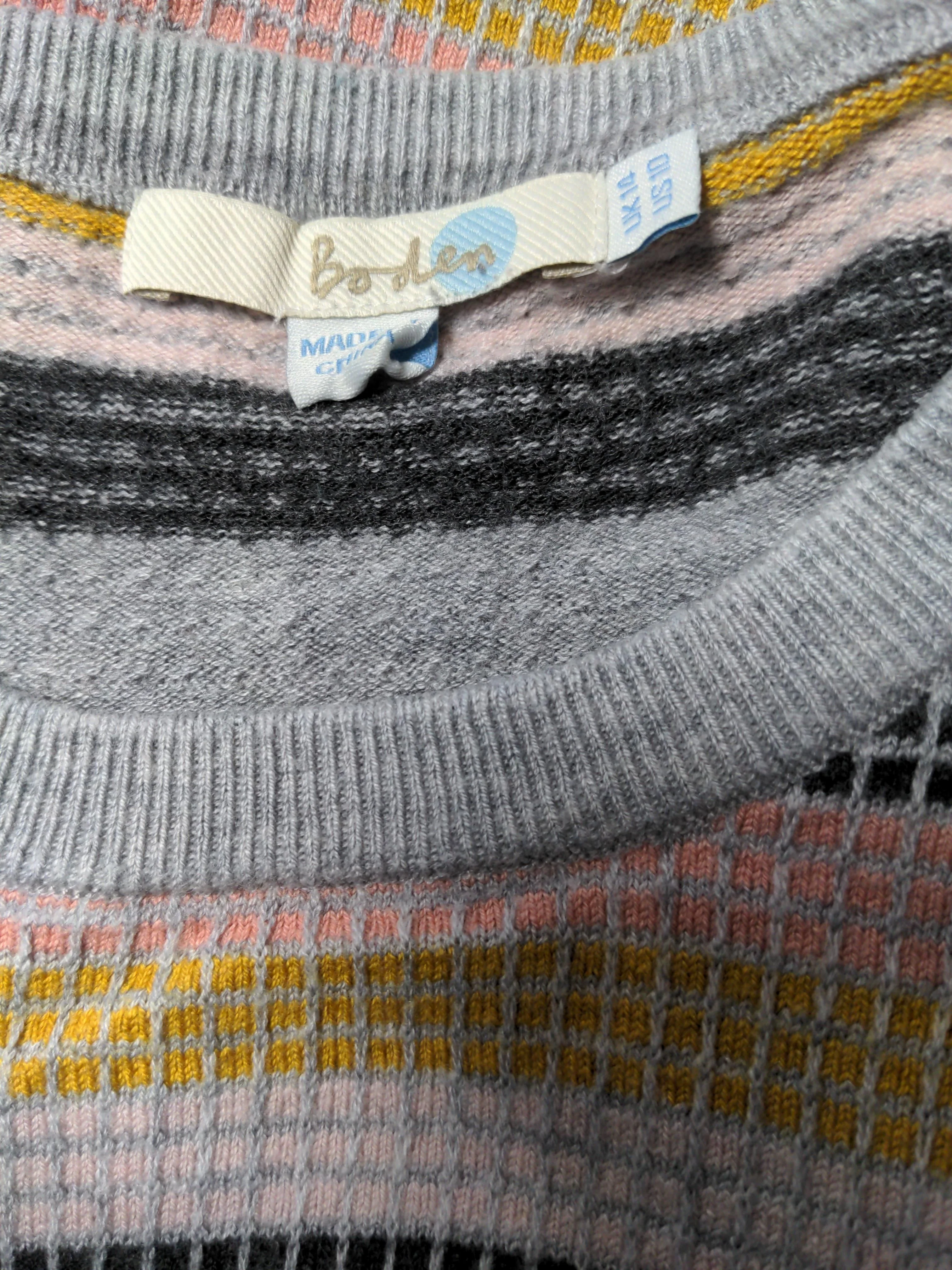 Boden Women's Top UK 14 Multi Wool with Viscose, Nylon, Elastane Basic - Image 6