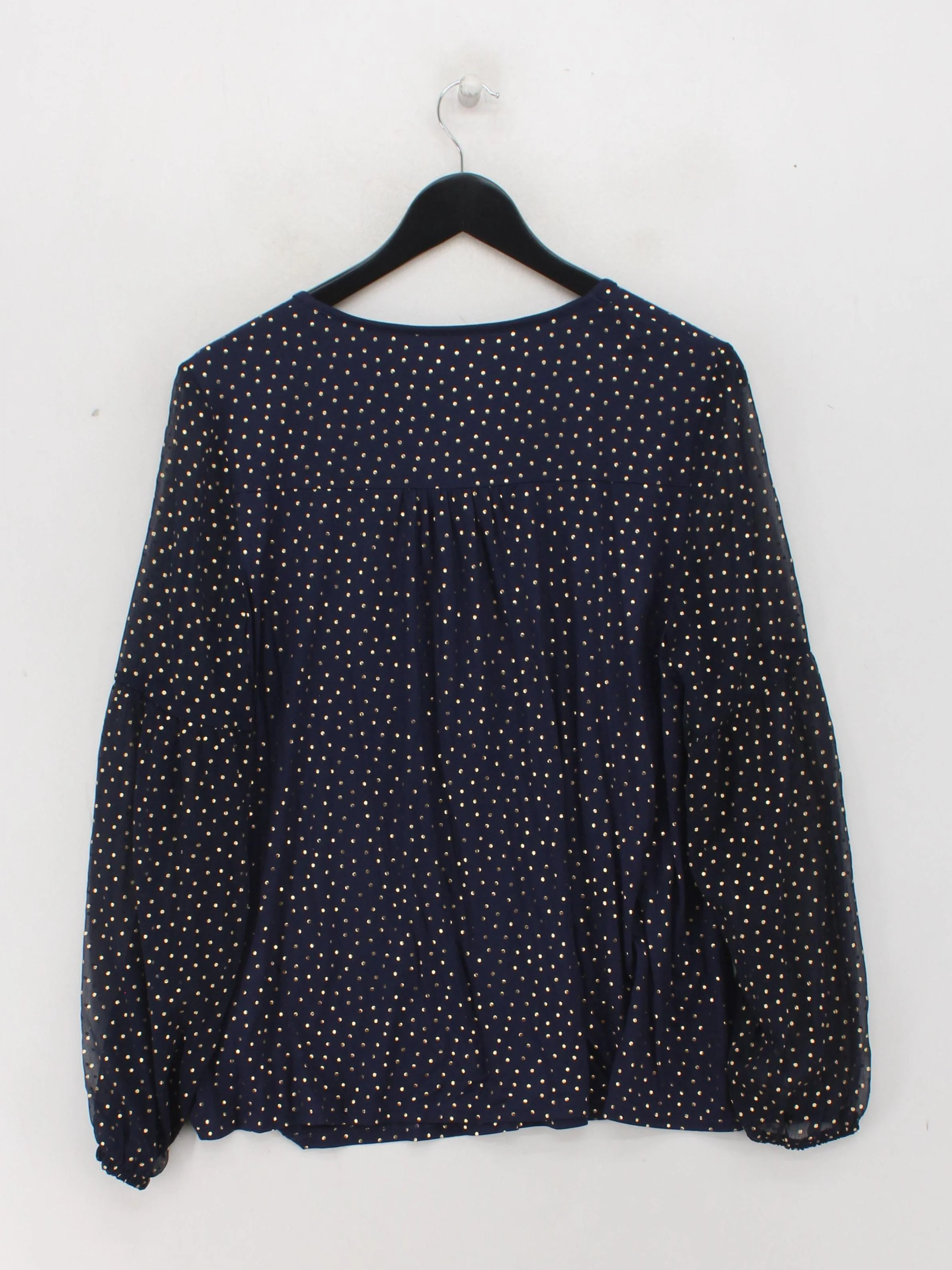 Boden Women's Top UK 16 Blue Viscose with Elastane, Polyester Basic - Image 2